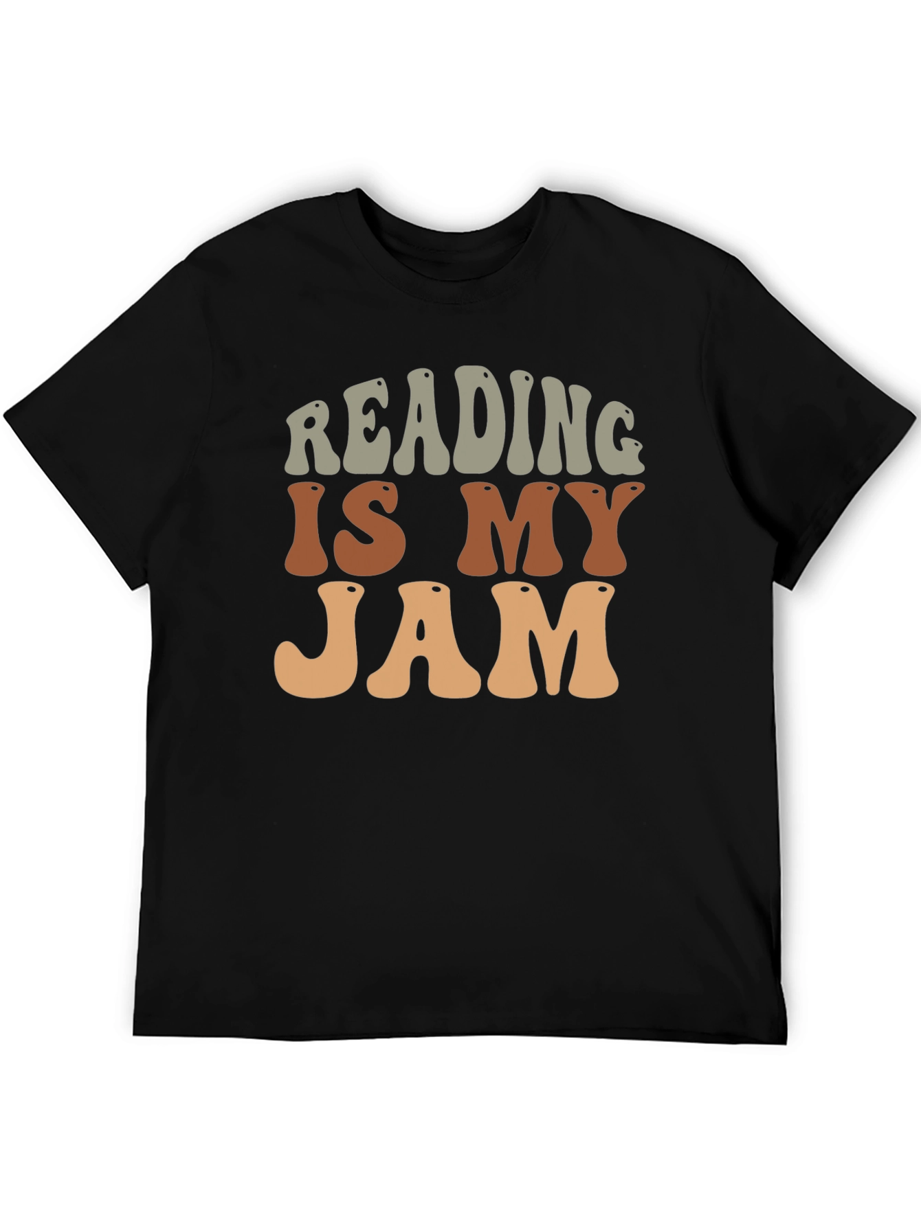 Black Reading Is My Jam Retro Graphic Tee view 5