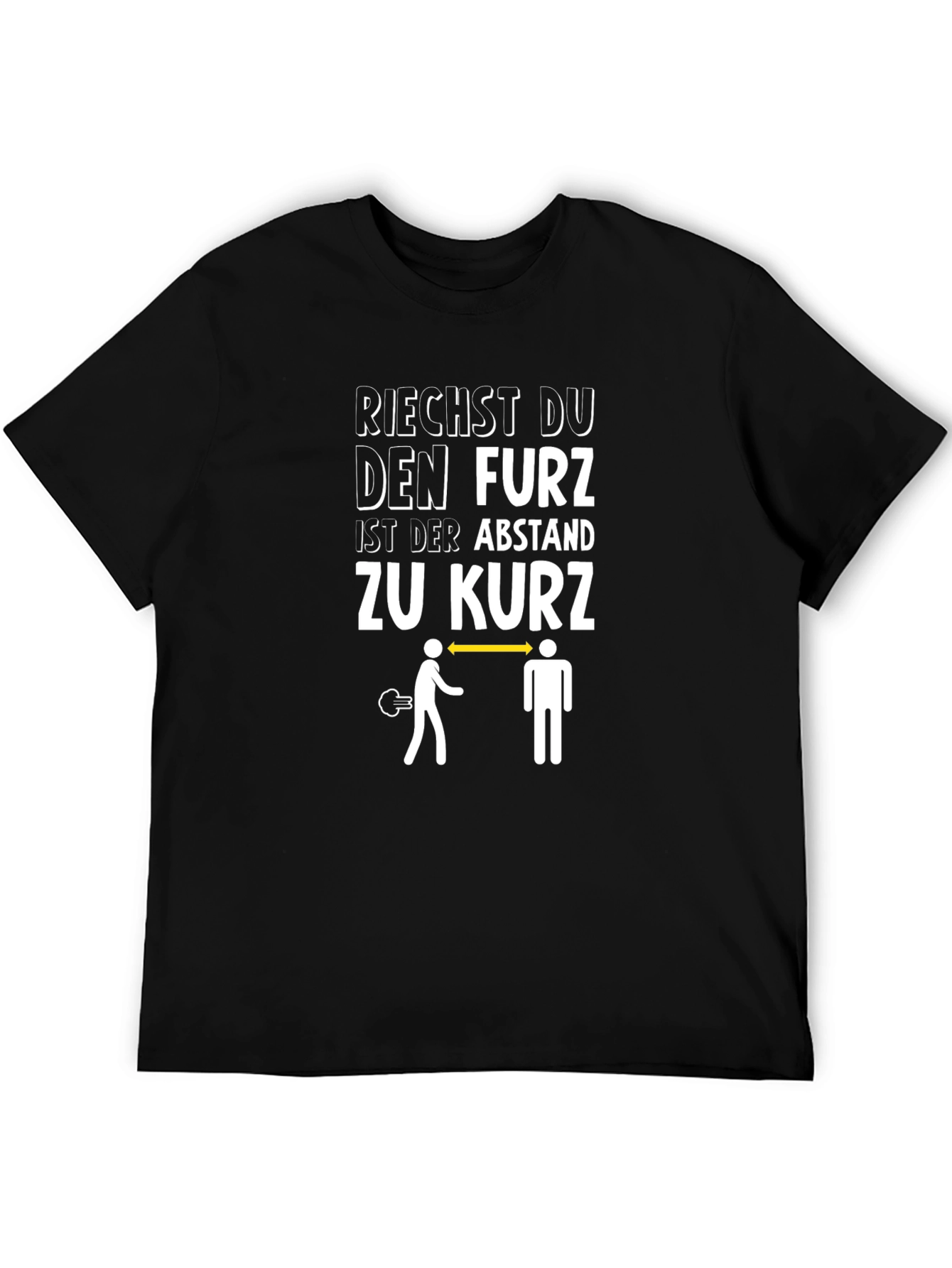 Black Funny German Fart Joke T-Shirt view 5