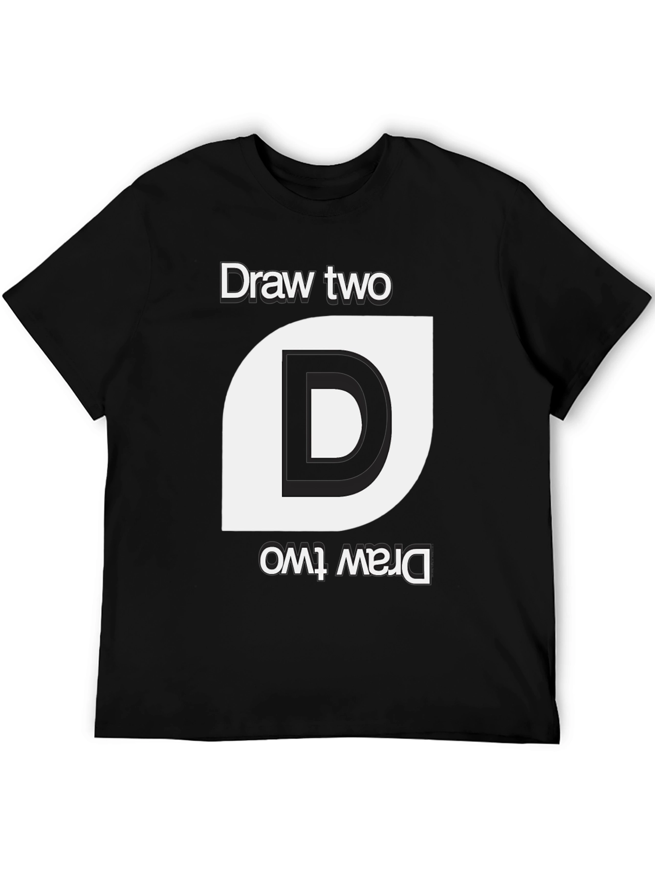 Black Draw Two Reversible T-Shirt view 5
