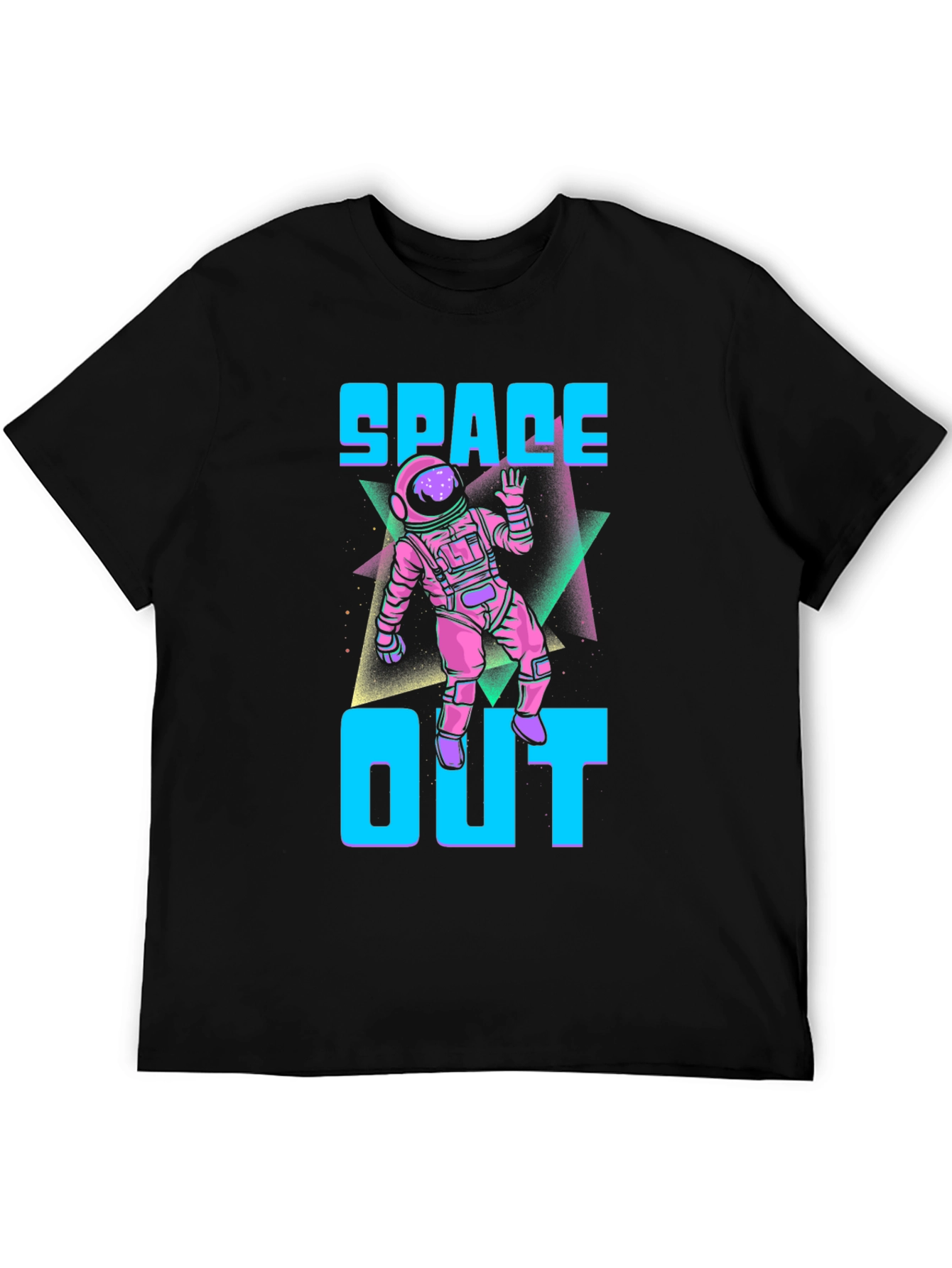 Black Space Out Graphic T-Shirt view 5