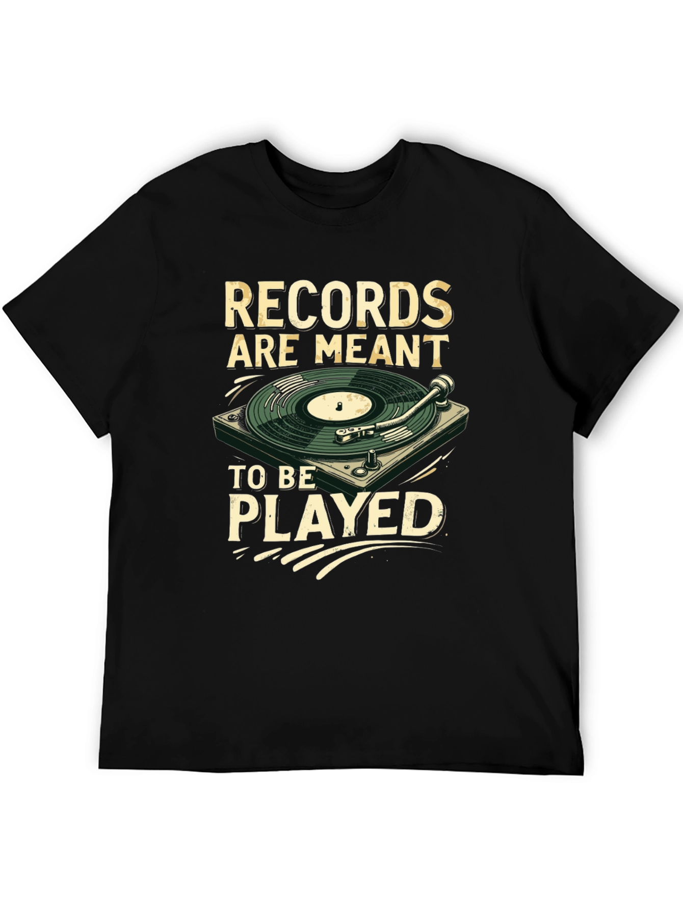 Black Records Are Meant To Be Played T-Shirt view 5