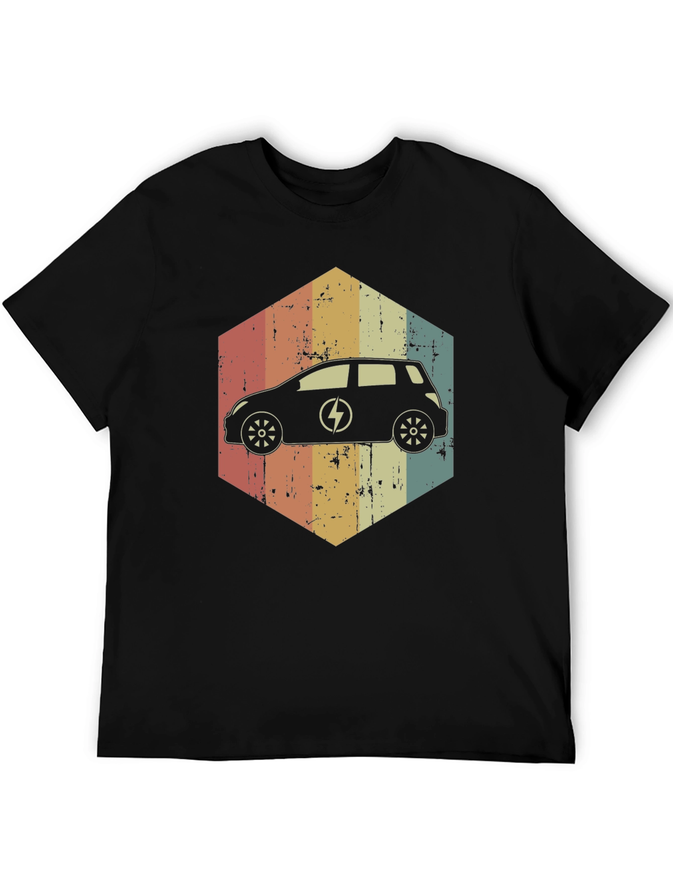 Electric Car Retro T-Shirt - Eco-Friendly Fashion - 5