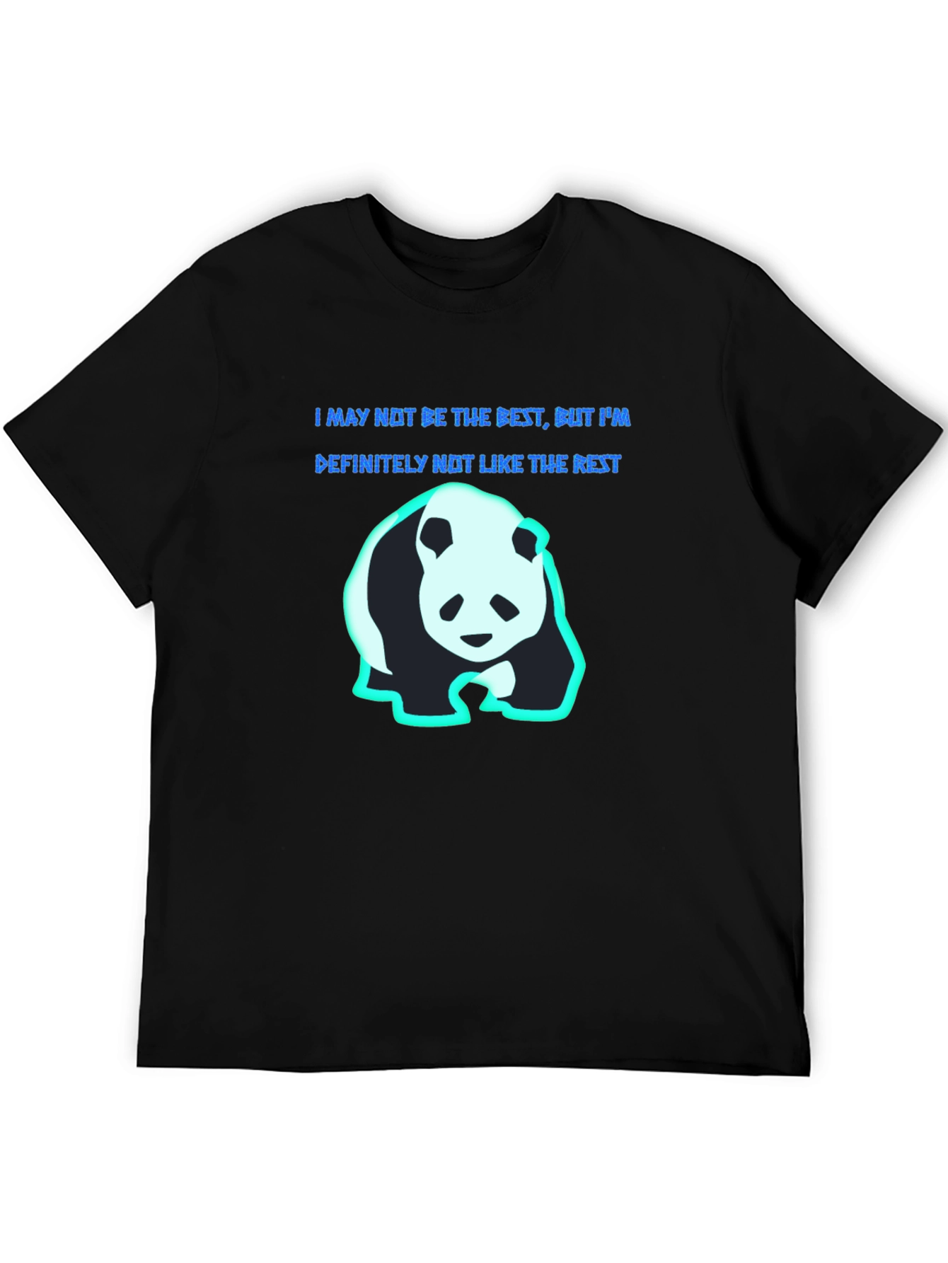 Black Panda Graphic T-Shirt - I'm Not Like The Rest view 5