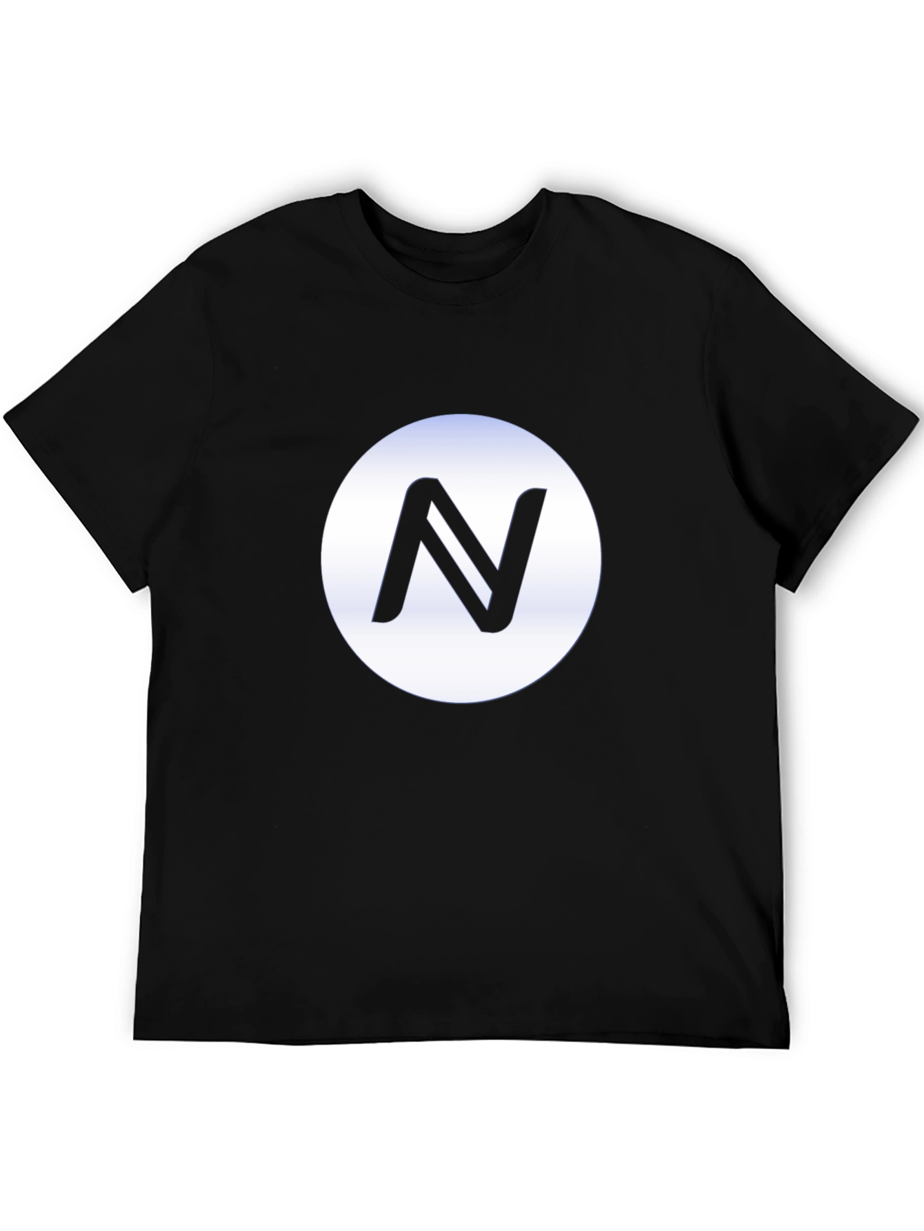 Black Black T-Shirt with Circle N Logo view 5