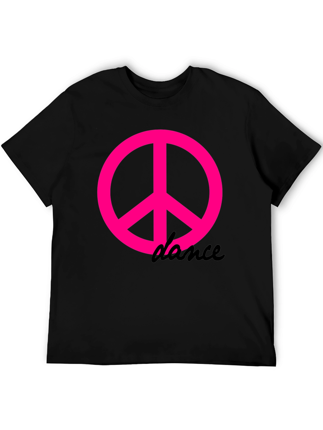 Black Peace & Dance Black T-Shirt view 5