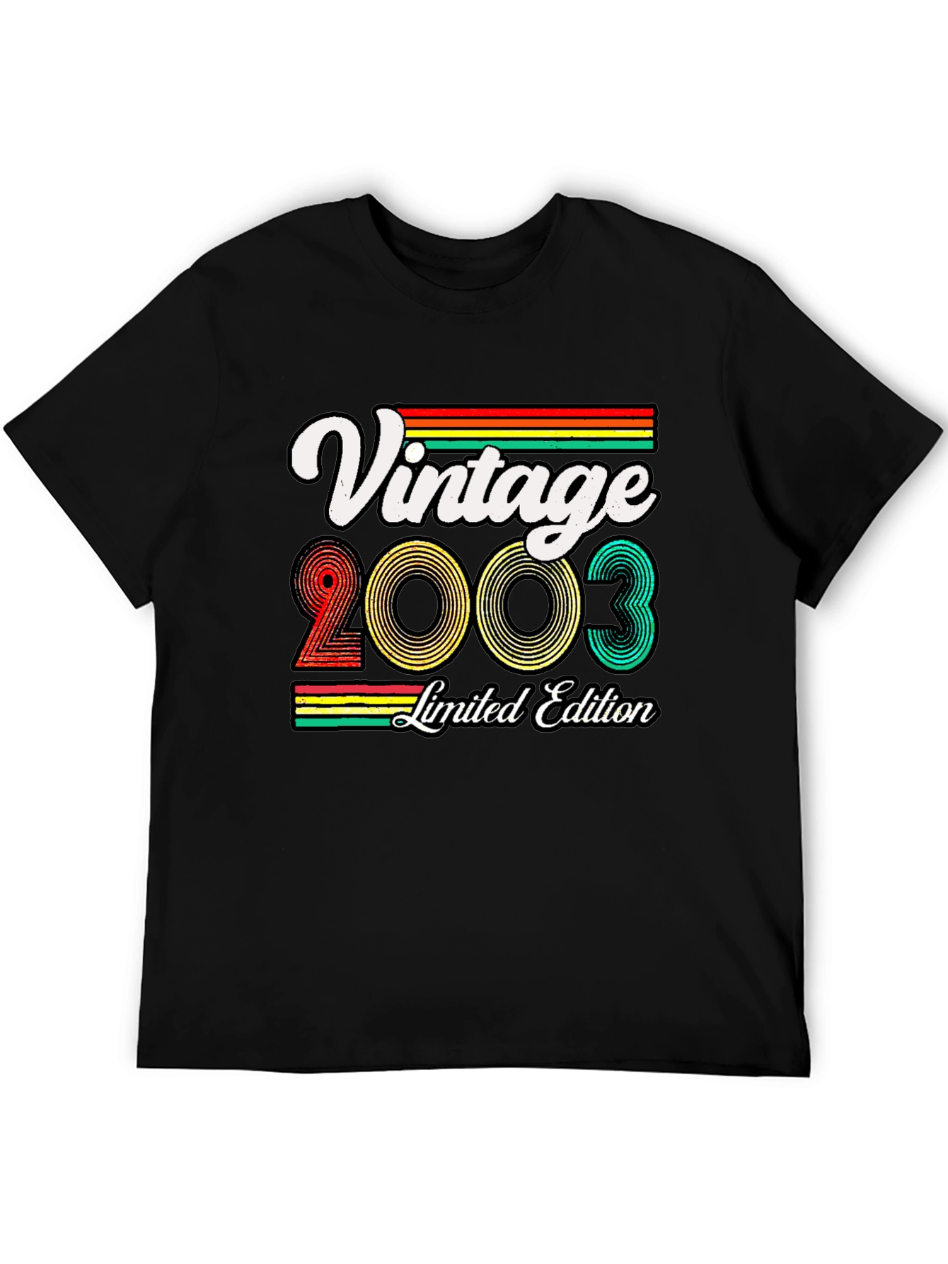 Black Vintage 2003 Limited Edition Graphic T-Shirt view 5