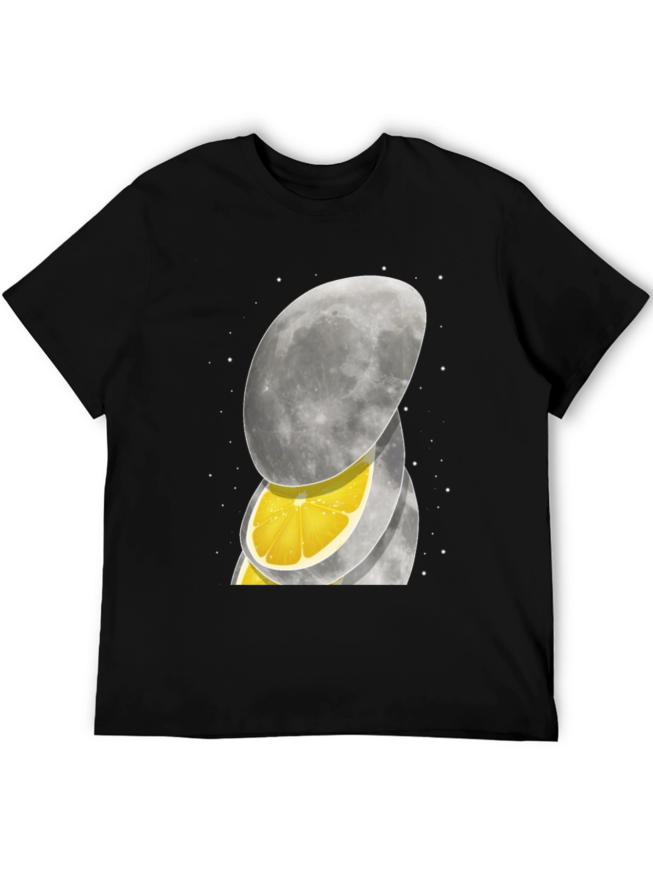 Black Lemon Moon Graphic Tee - Unique Design! view 5