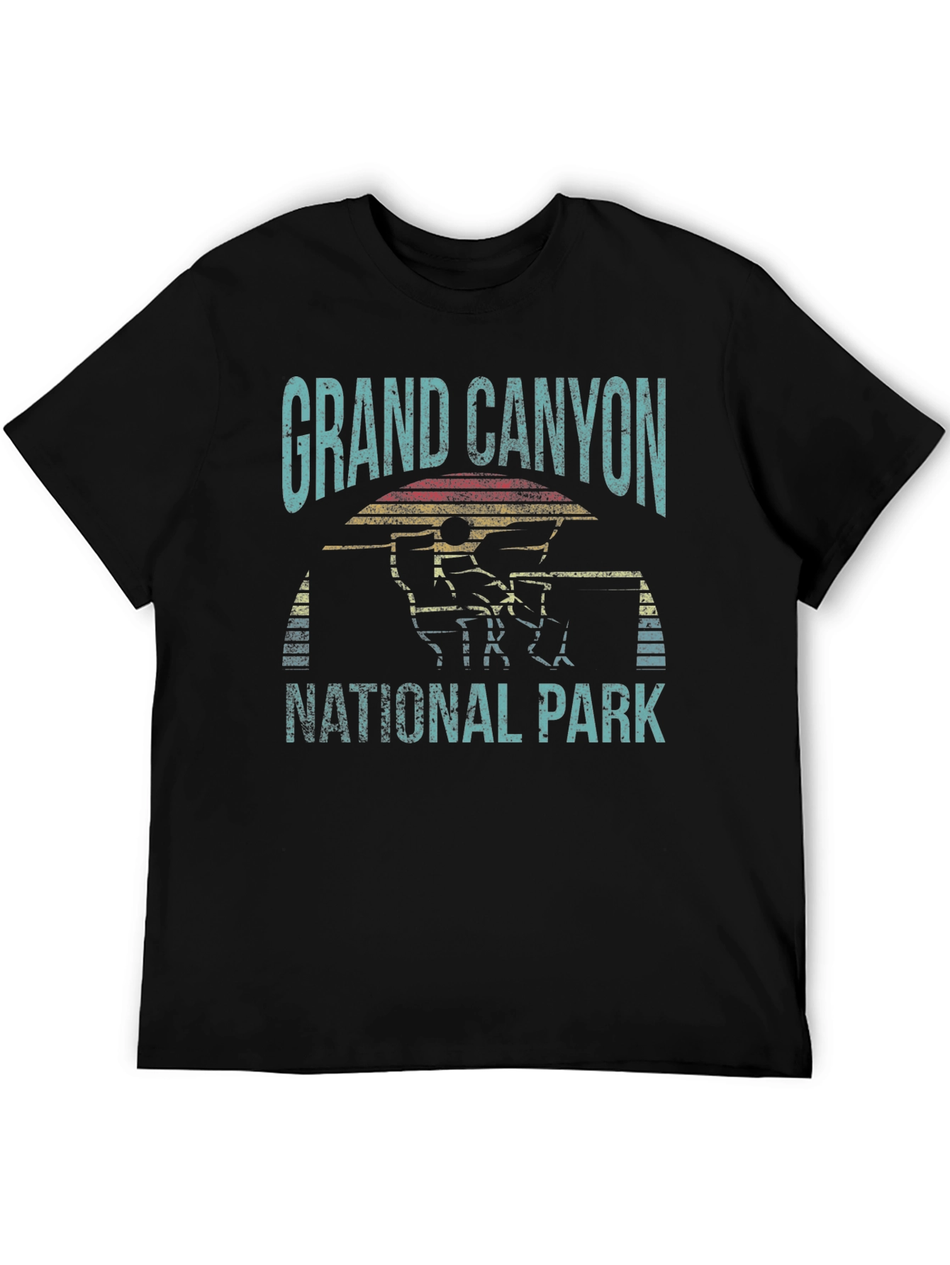 Black Grand Canyon National Park Black T-Shirt view 5
