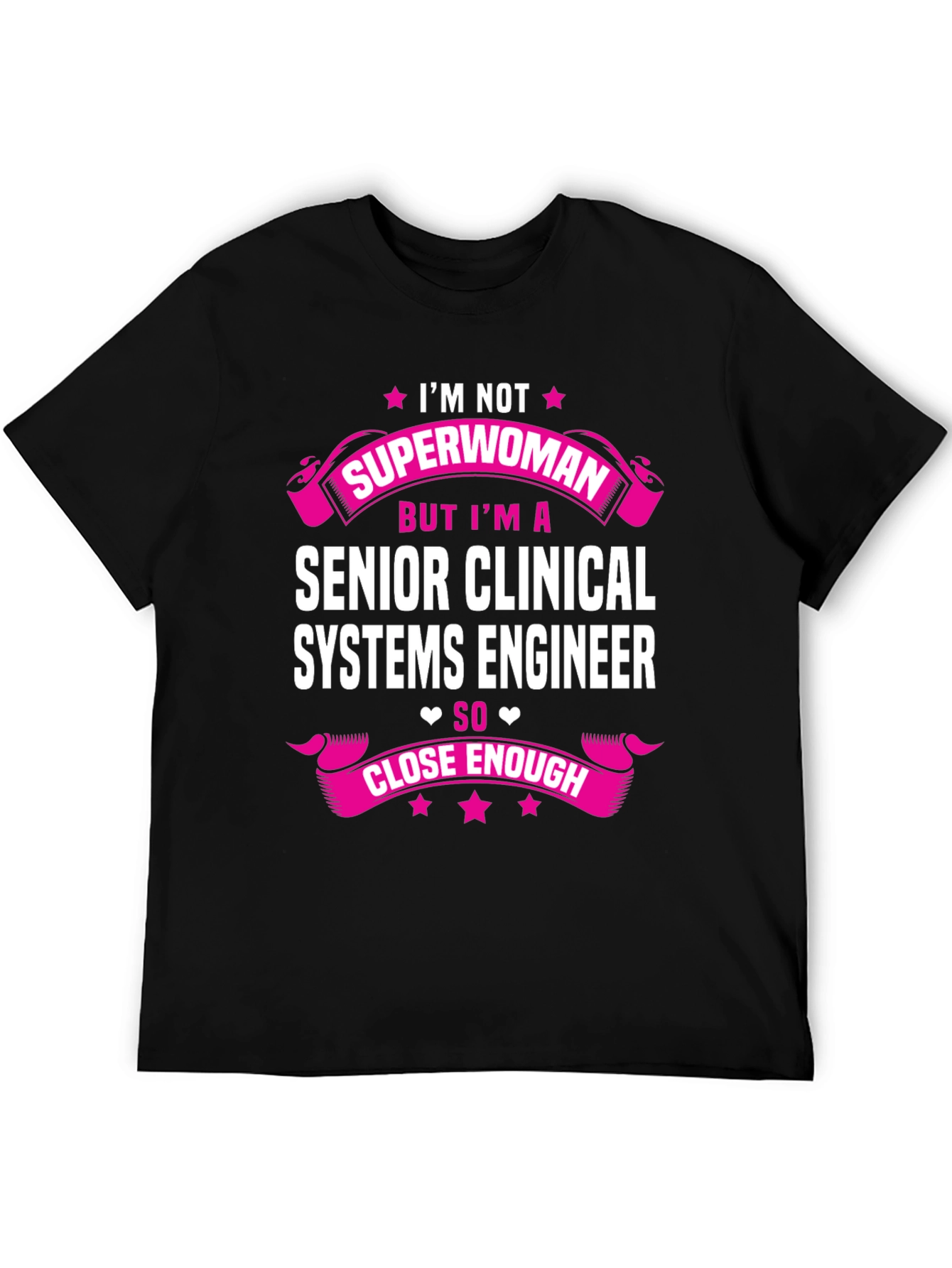 Black Senior Clinical Systems Engineer T-Shirt view 5