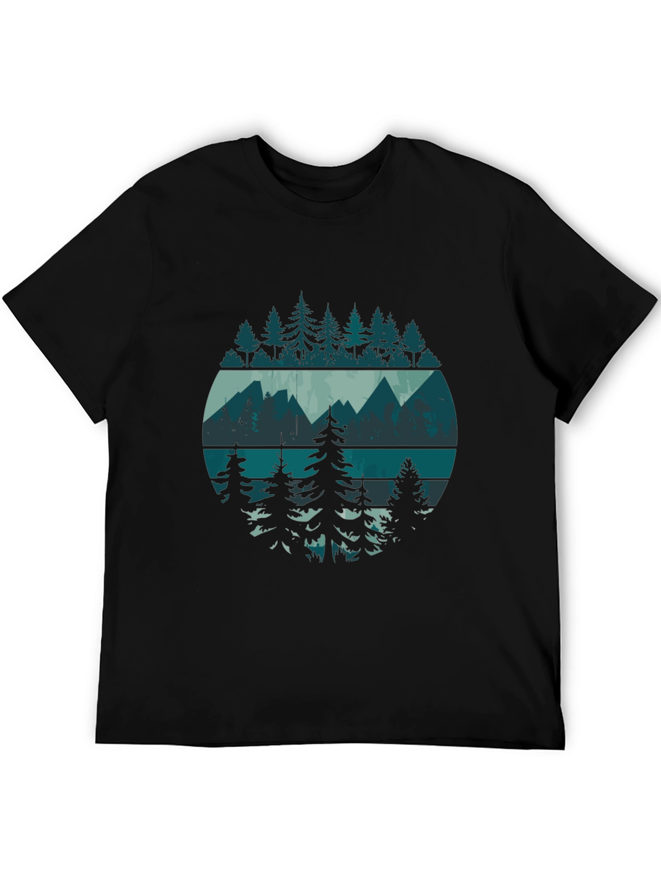 Black Mountain & Trees Graphic Tee view 5