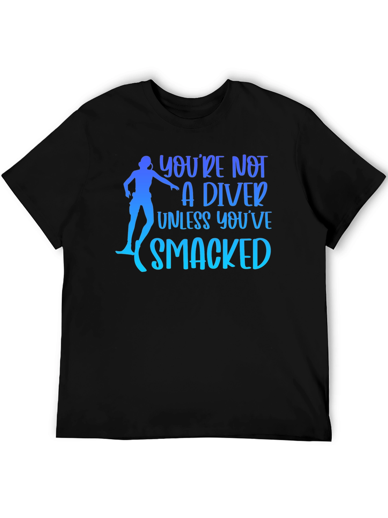 Black Diver Humor T-Shirt - You're Not A Diver Unless... view 5