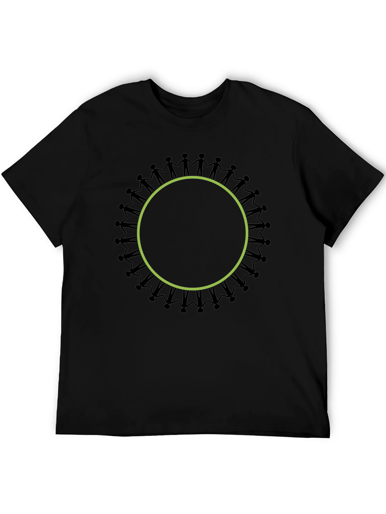 Black Unity Circle Graphic T-Shirt view 5