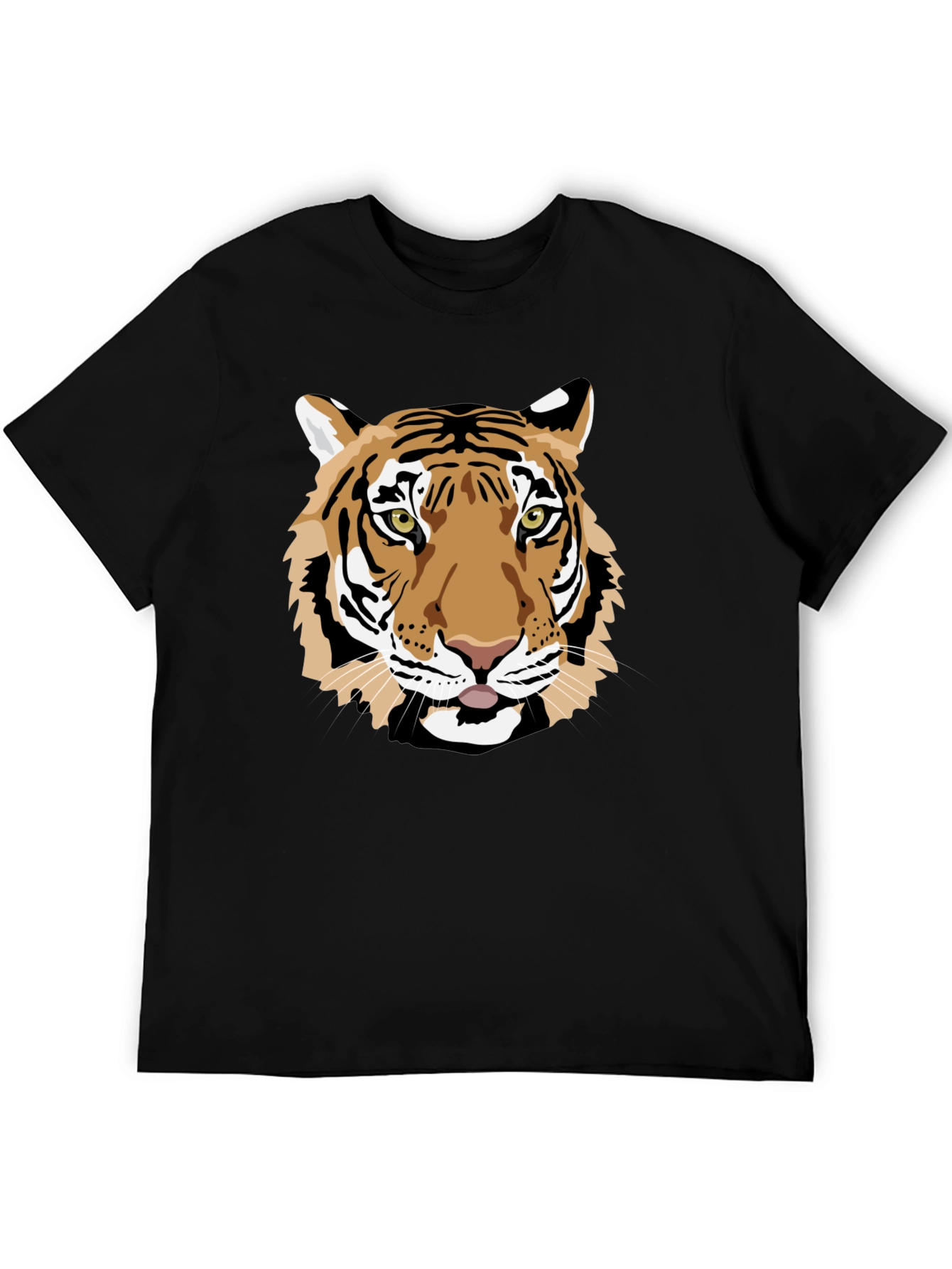 Black Tiger Graphic Black Tee view 5