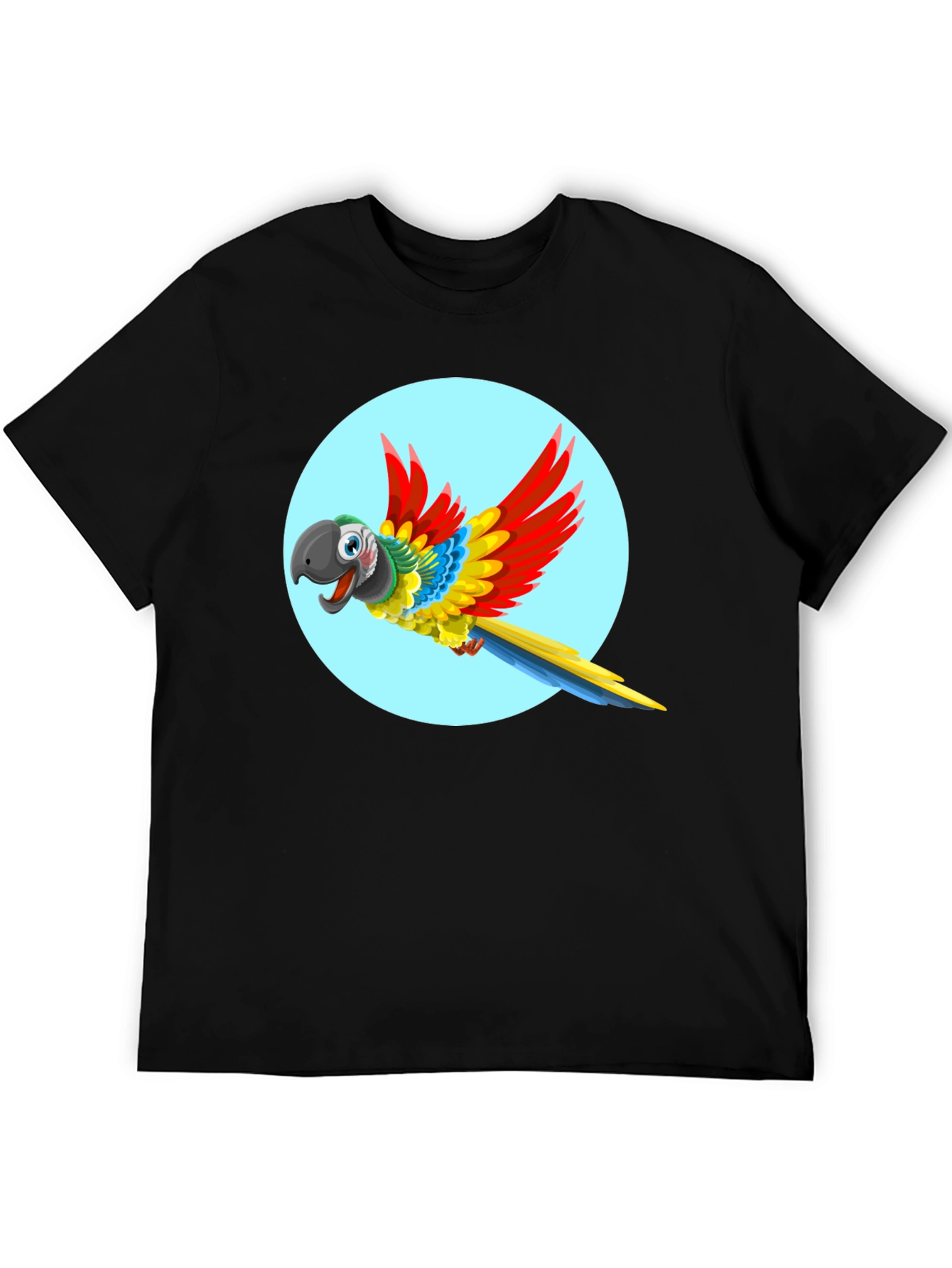 Parrot Graphic T-Shirt - Vivid Colors - 5