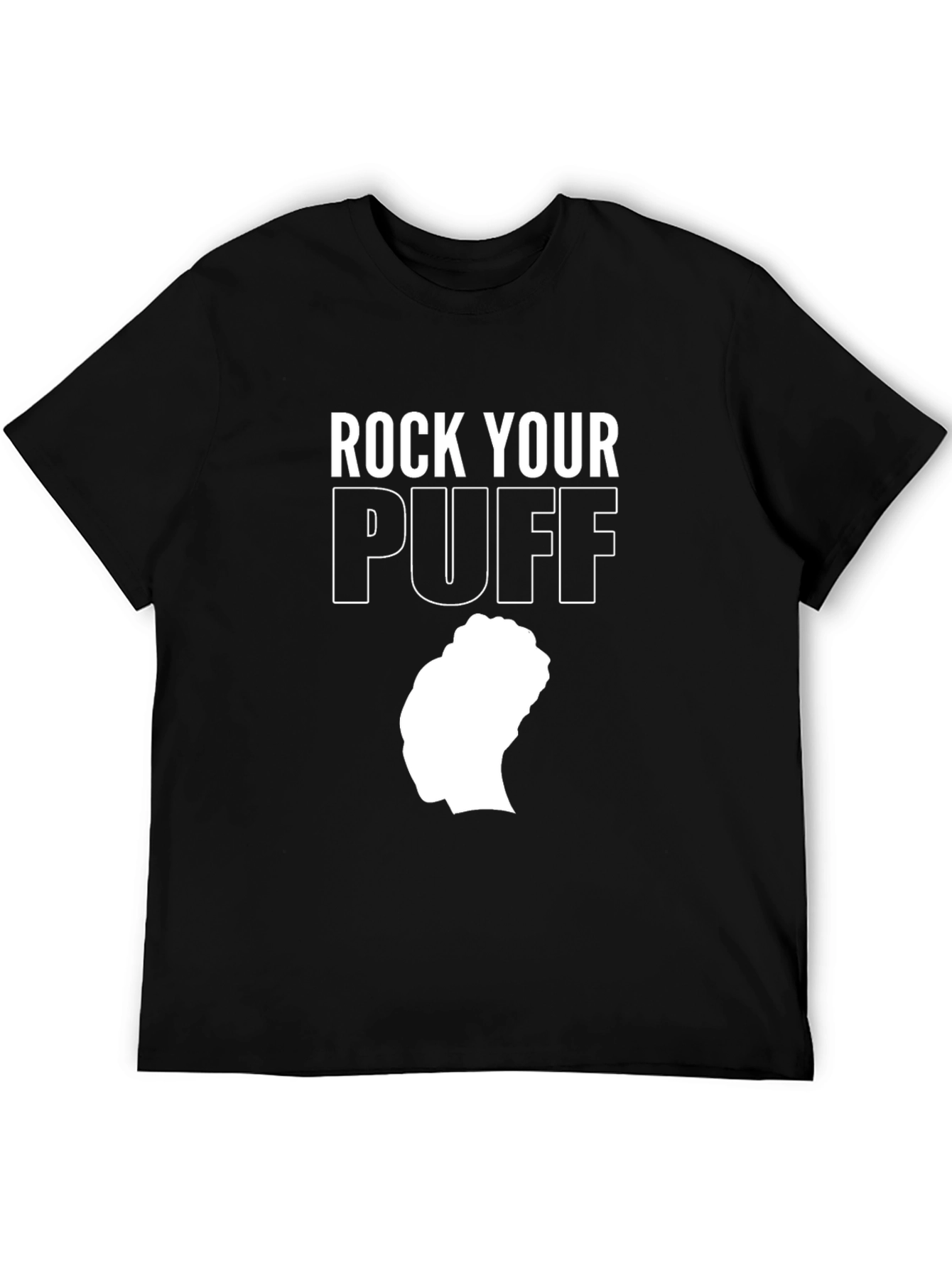 Black Rock Your Puff T-Shirt - Black Graphic Tee view 5