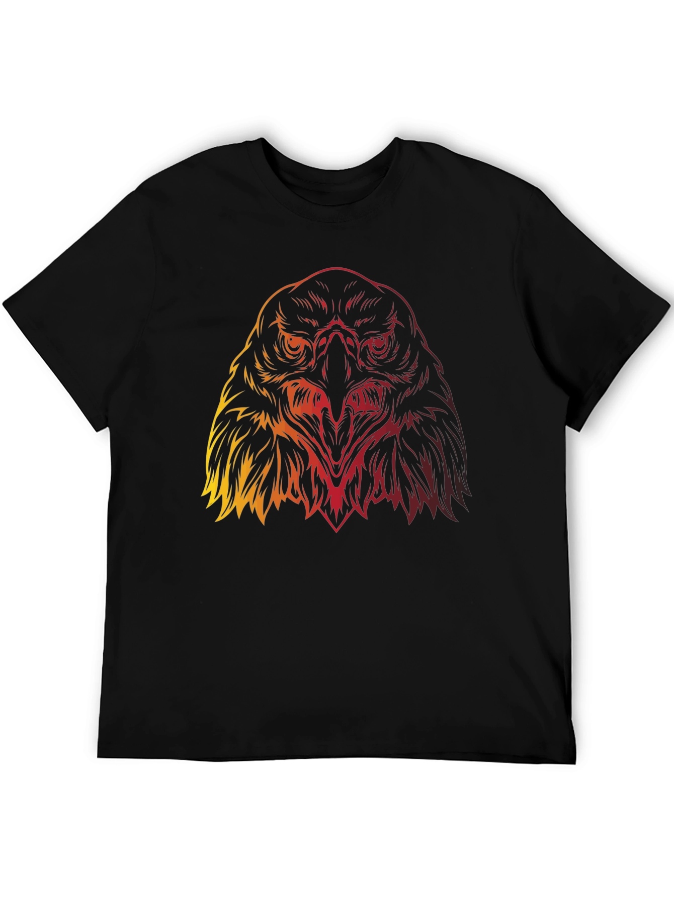 Black Eagle Graphic Tee - Men's Black T-Shirt view 5