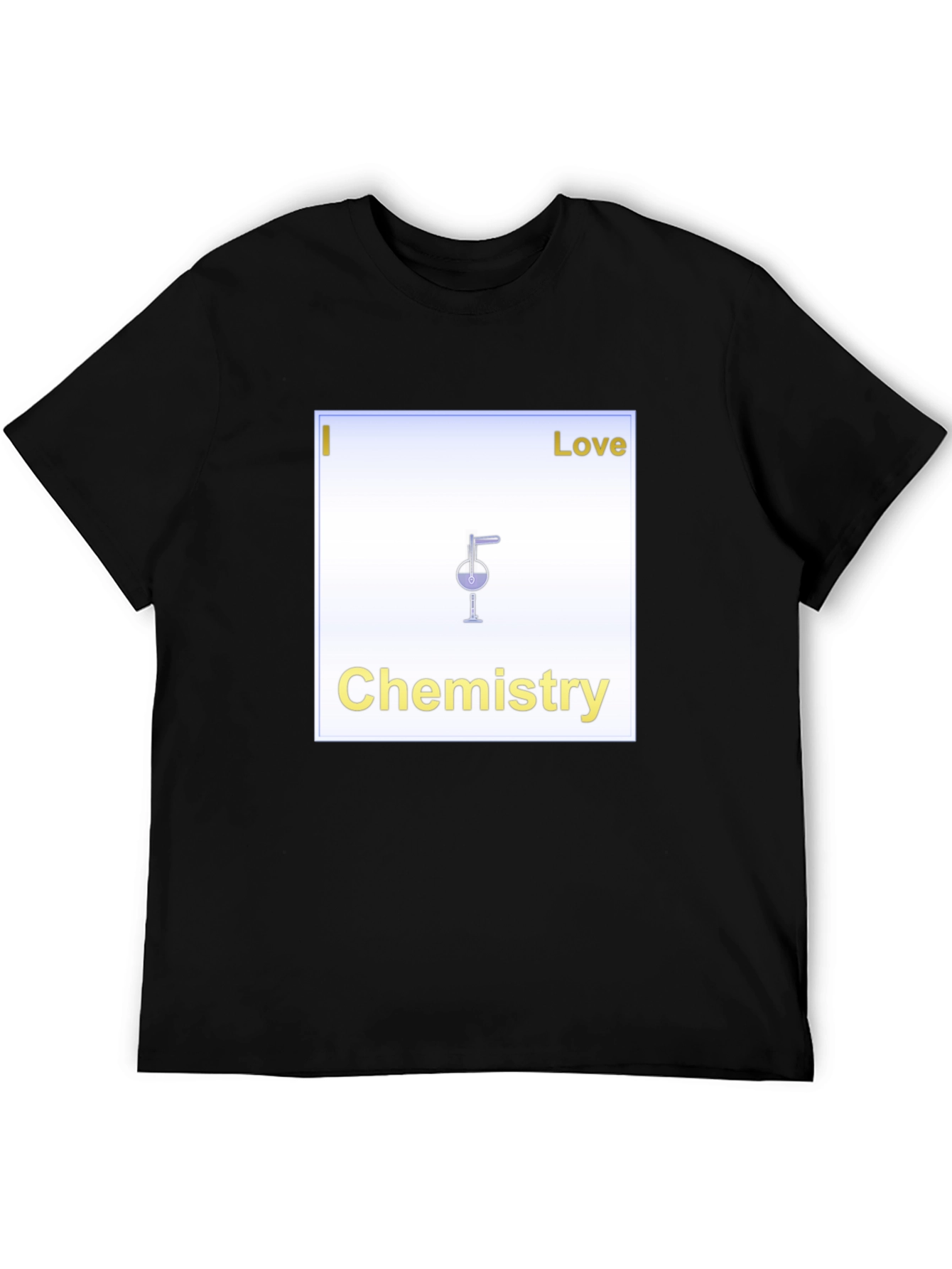 Black I Love Chemistry T-Shirt - Science Geek Tee view 5