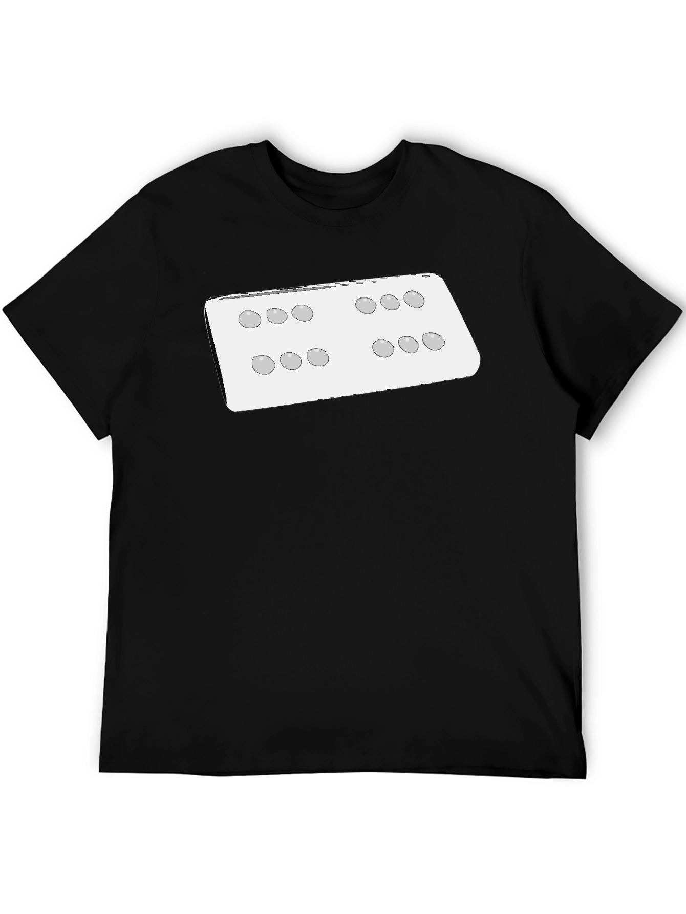 Black Dice Array Graphic Tee - Black view 5