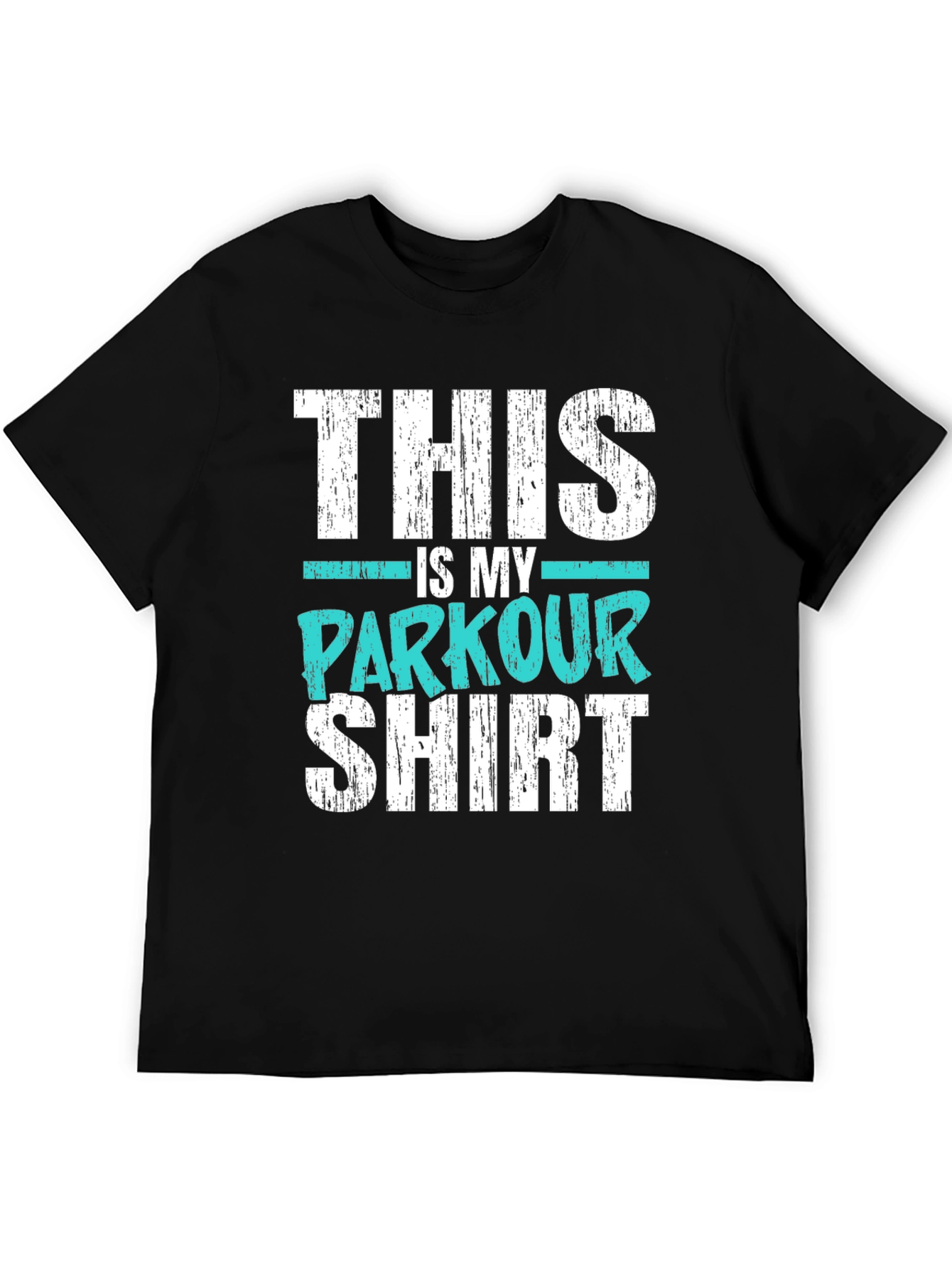 Black This is My Parkour Shirt - Black Graphic Tee view 5