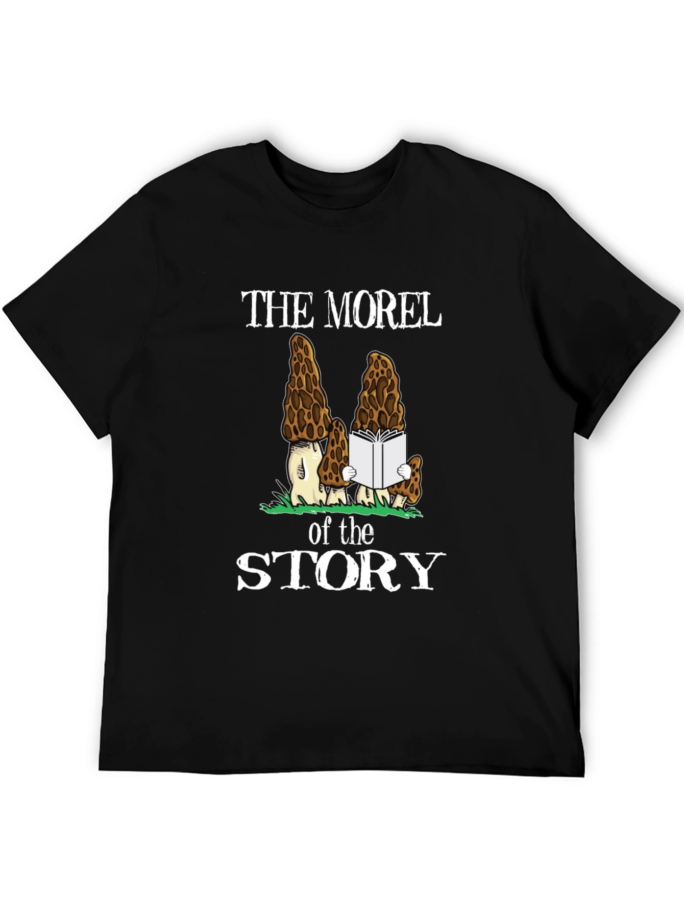 Black The Morel of the Story T-Shirt view 5