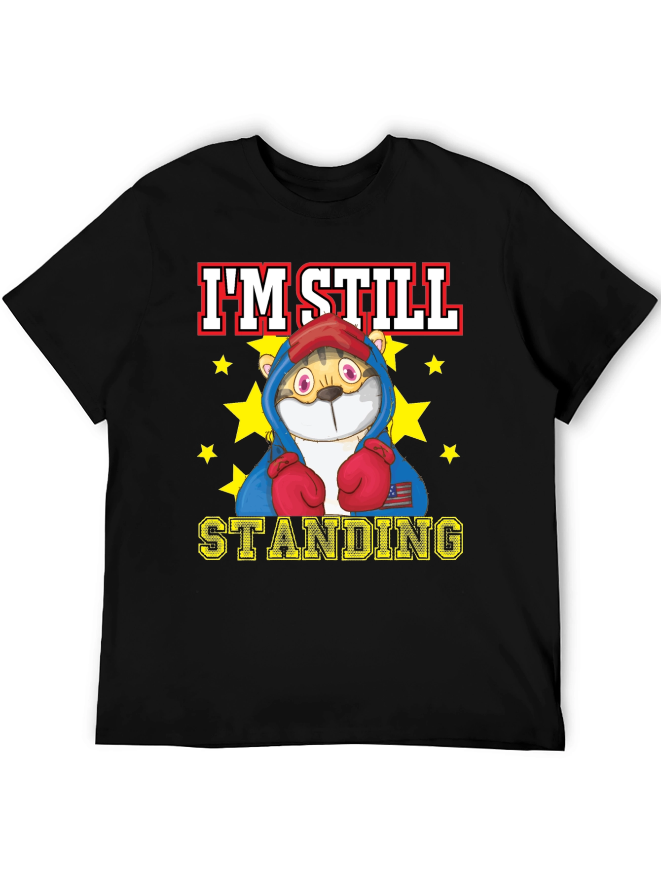 Black I'm Still Standing Graphic T-Shirt view 5