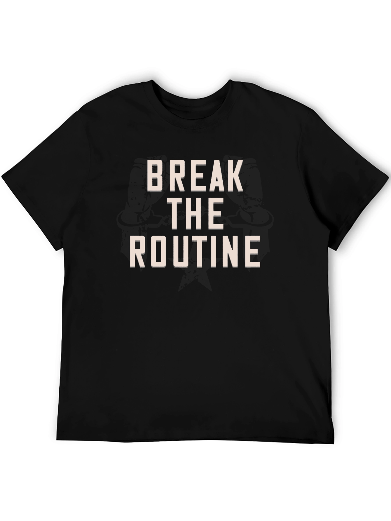 Black Break the Routine Graphic Tee - Men's view 5