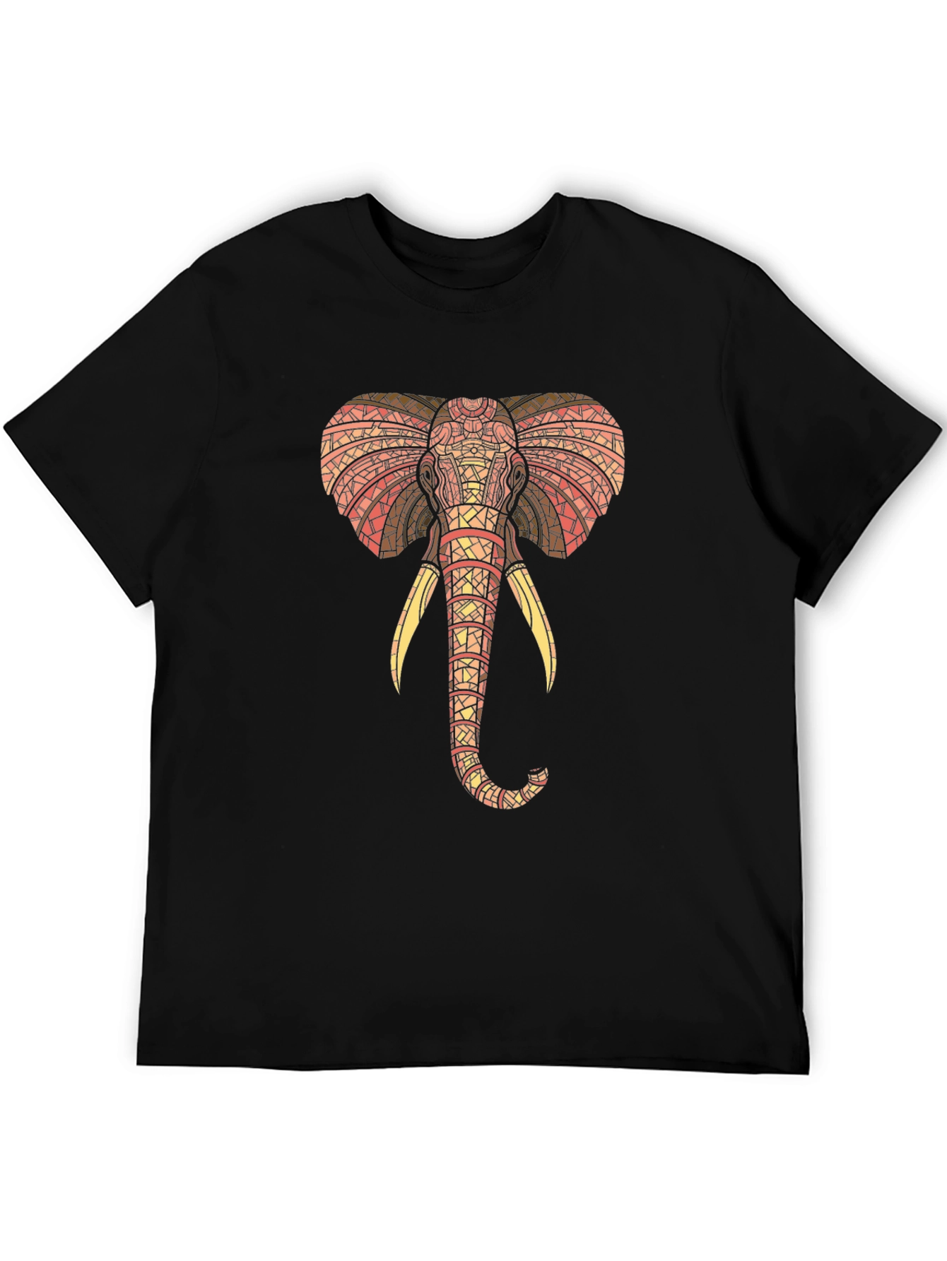 Black Elephant Graphic Tee - Black view 5