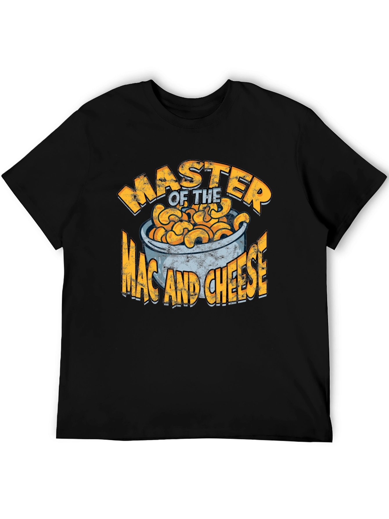 Black Master of the Mac and Cheese T-Shirt Funny Comfort view 5