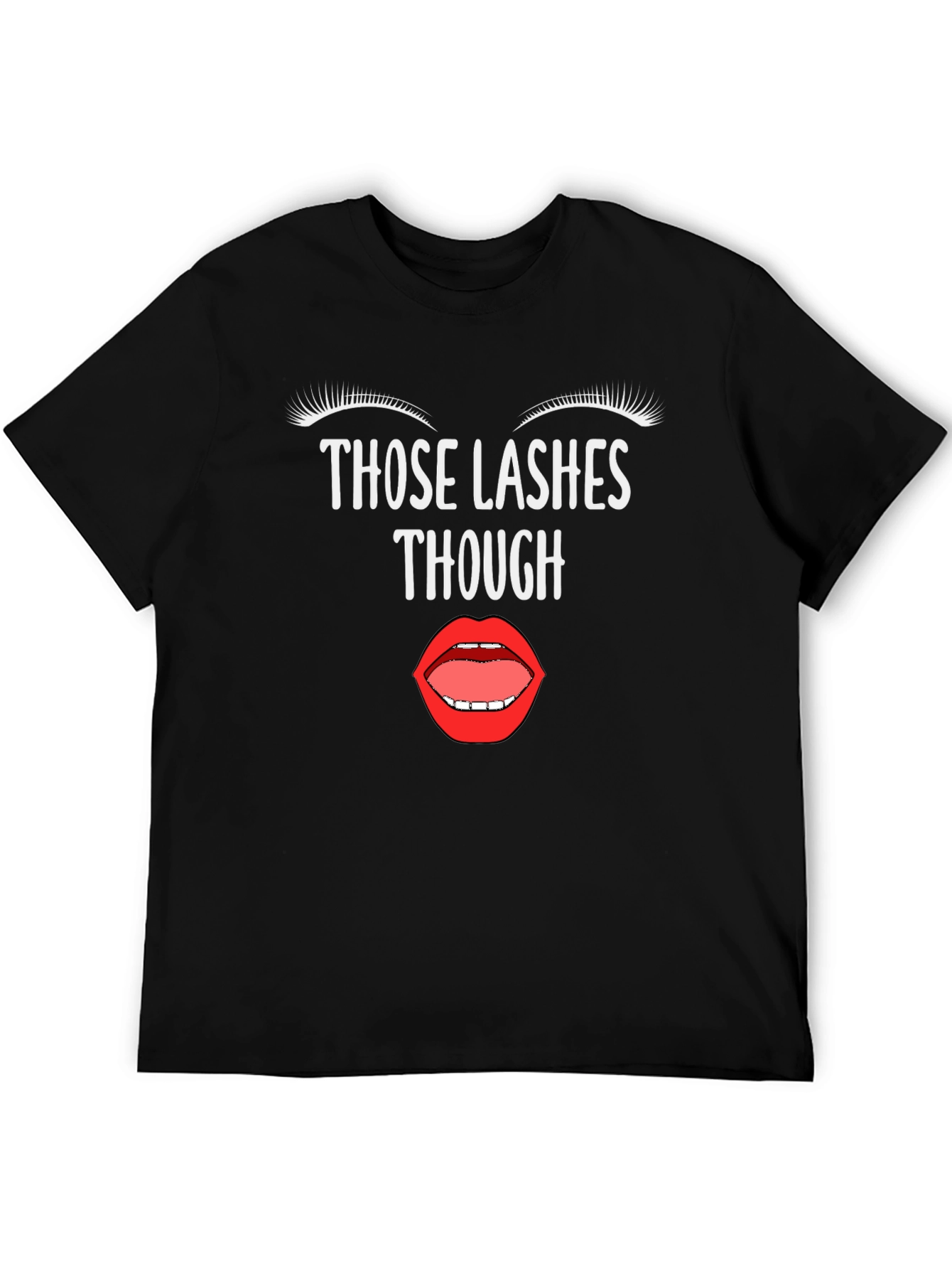 Black Lashes Though Graphic Tee - Unisex Fashion view 5