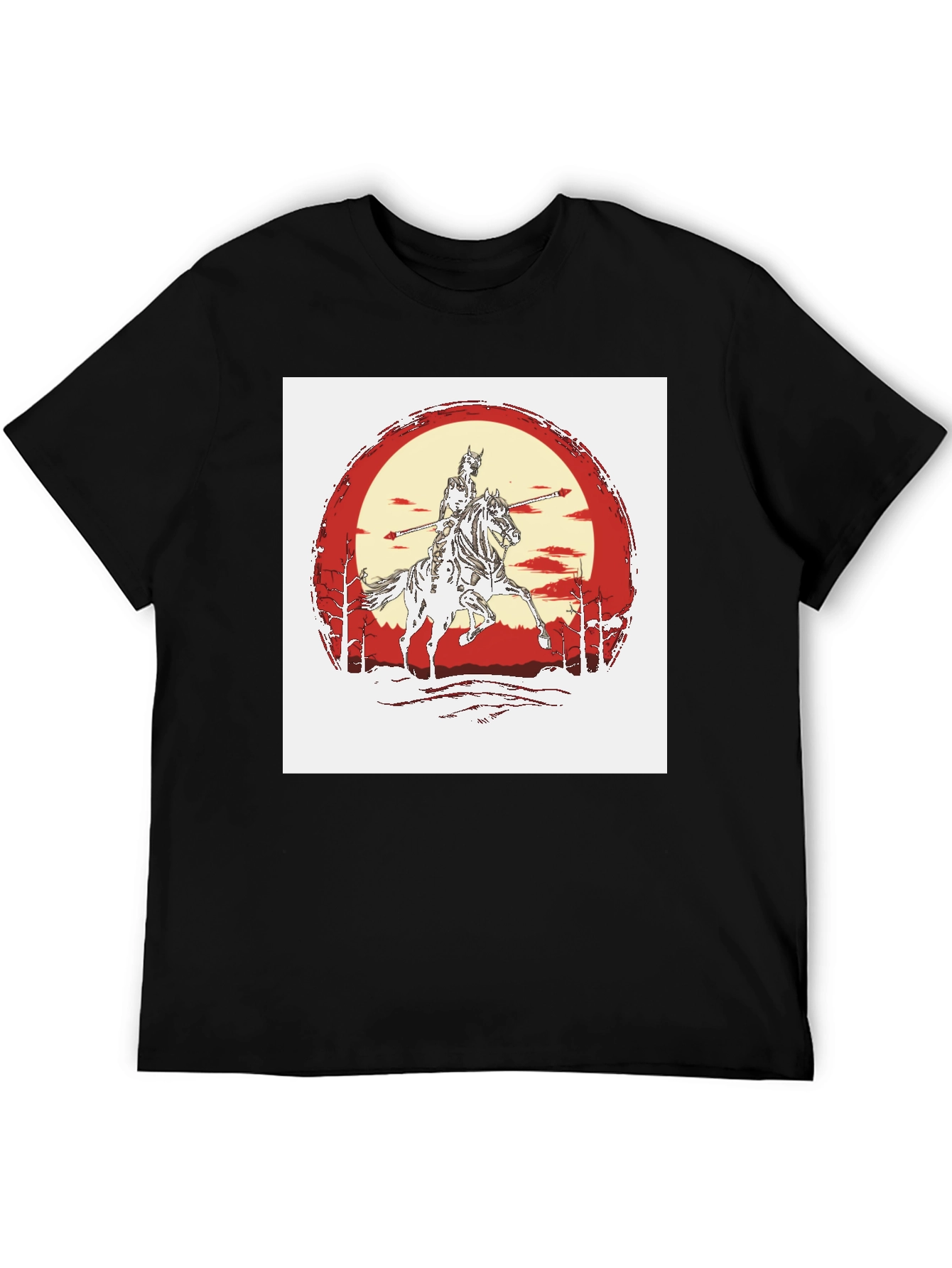Knight Horseman Black T-Shirt - 5