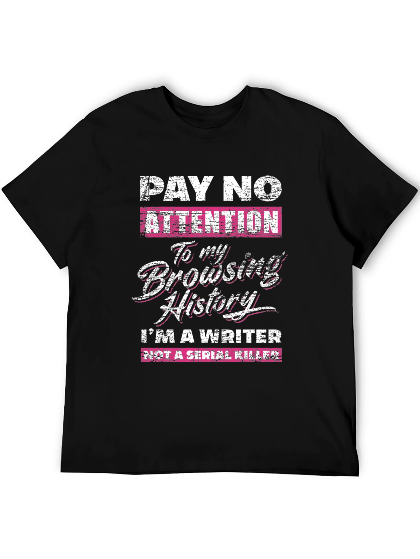 Black Writer Novelty Graphic Tee view 5