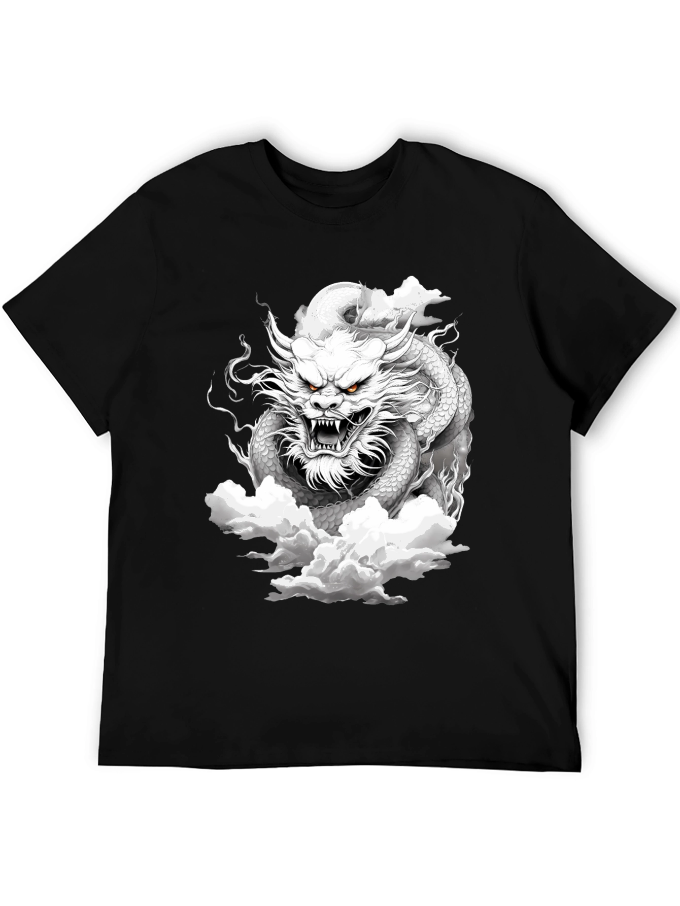Black Dragon Graphic Tee - Black view 5