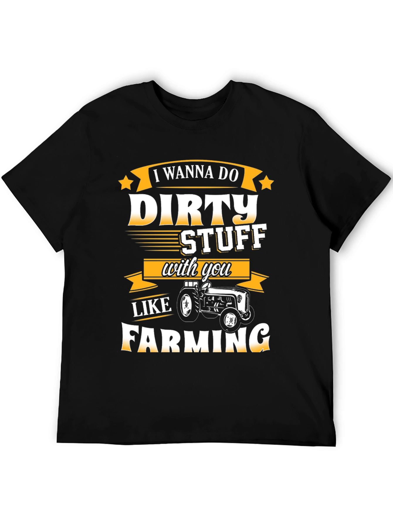 Black Dirty Stuff Farming T-Shirt view 5