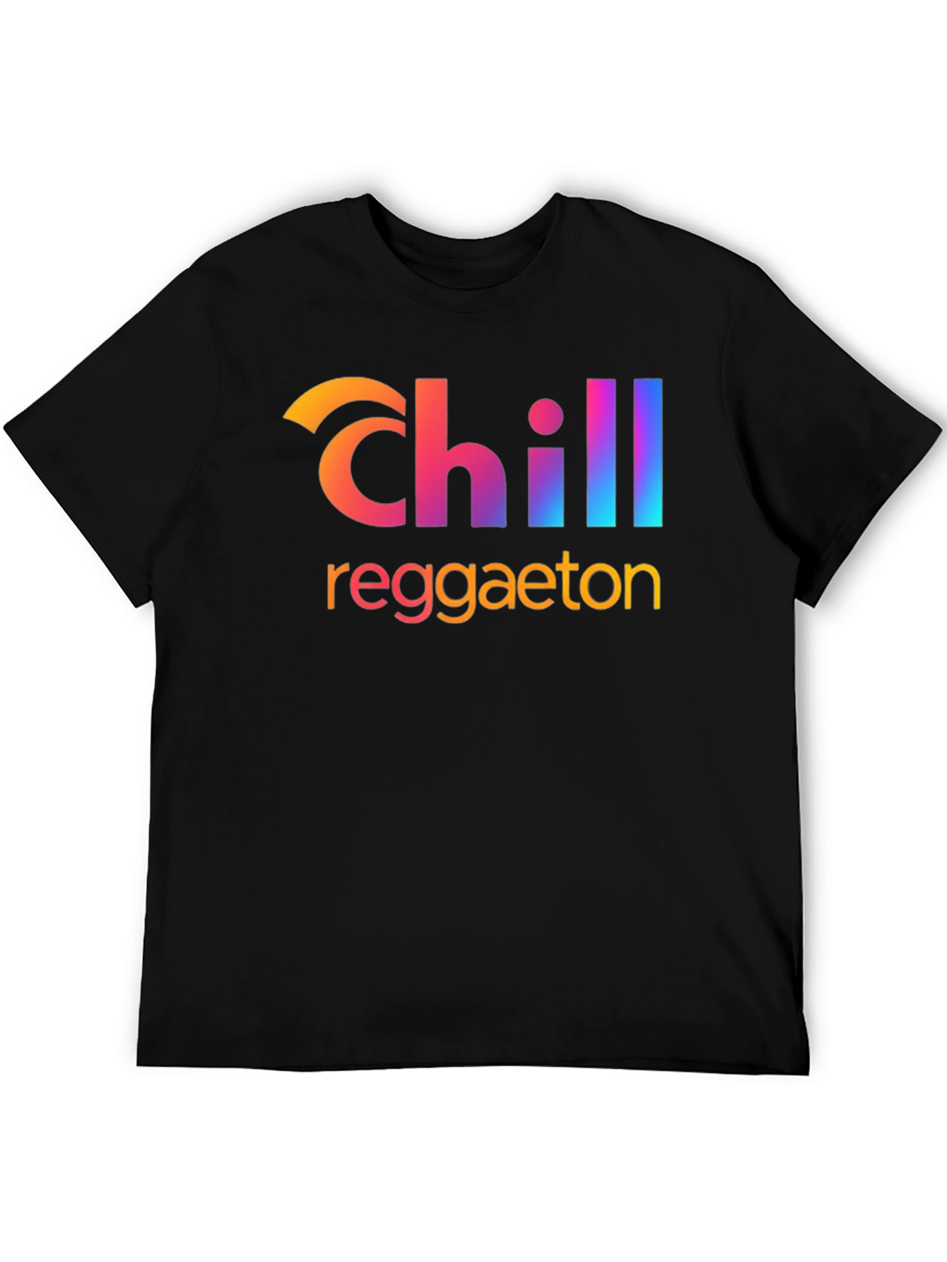 Black Chill Reggaeton Graphic T-Shirt view 5