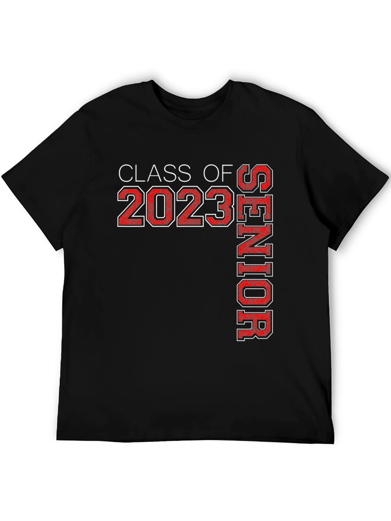 Black Class of 2023 Senior T-Shirt Graduation Tee view 5