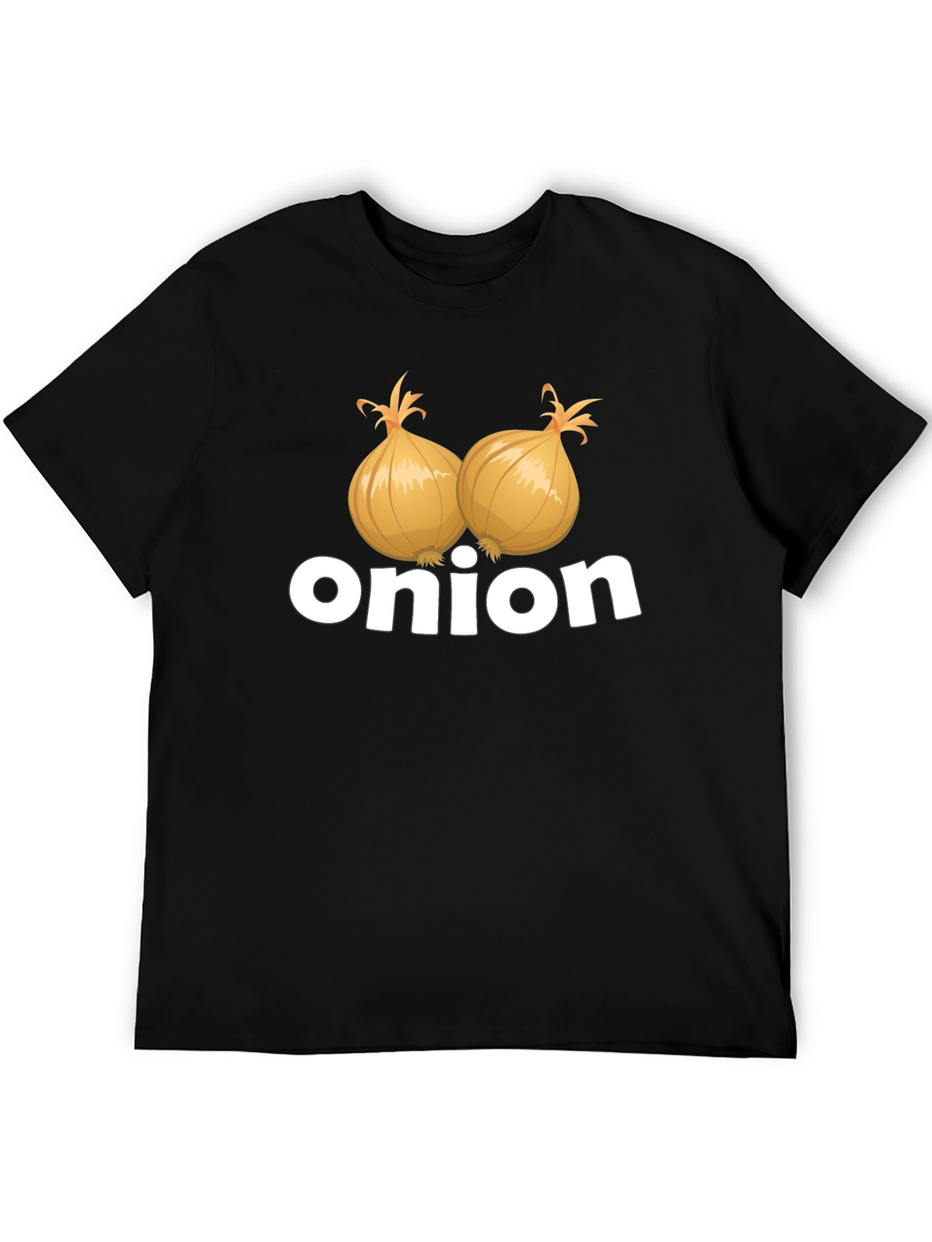 Black Onion Graphic Tee - Funny Foodie T-Shirt view 5