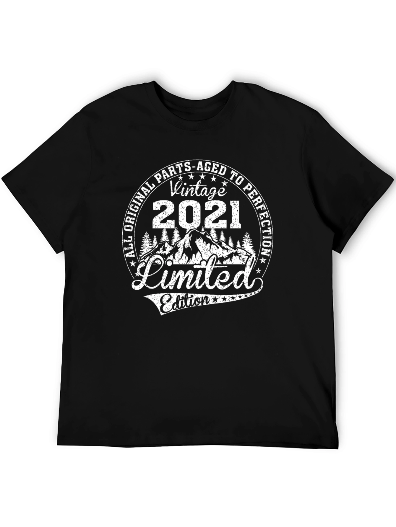 Black Vintage 2021 Limited Edition Graphic Tee view 5