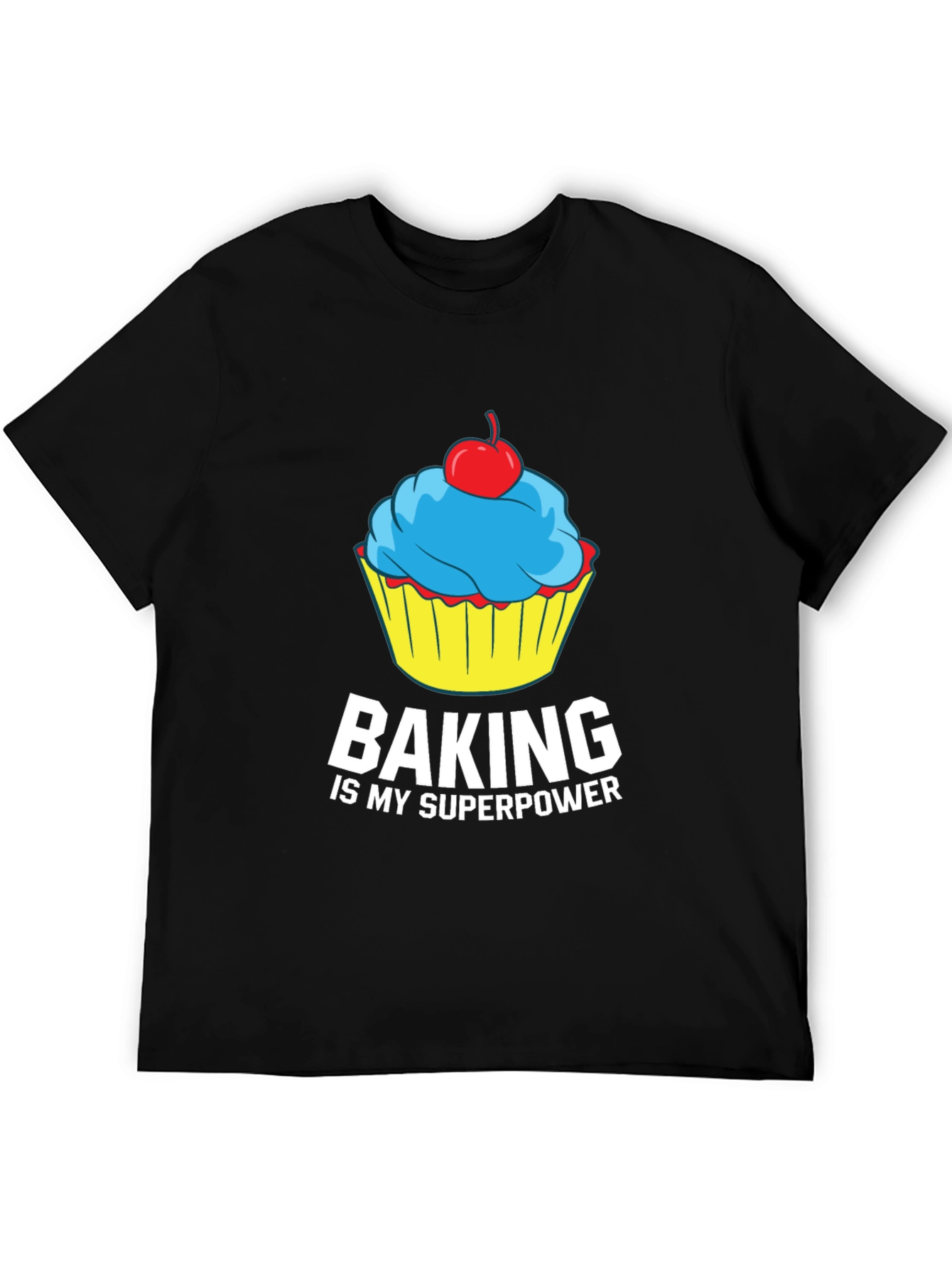 Black Baking is My Superpower Graphic Tee view 5