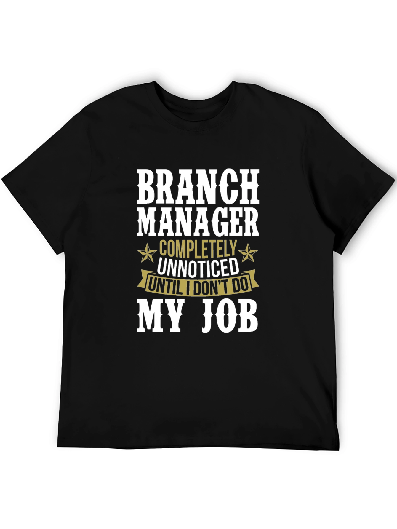 Black Branch Manager Funny T-Shirt Gift Idea view 5