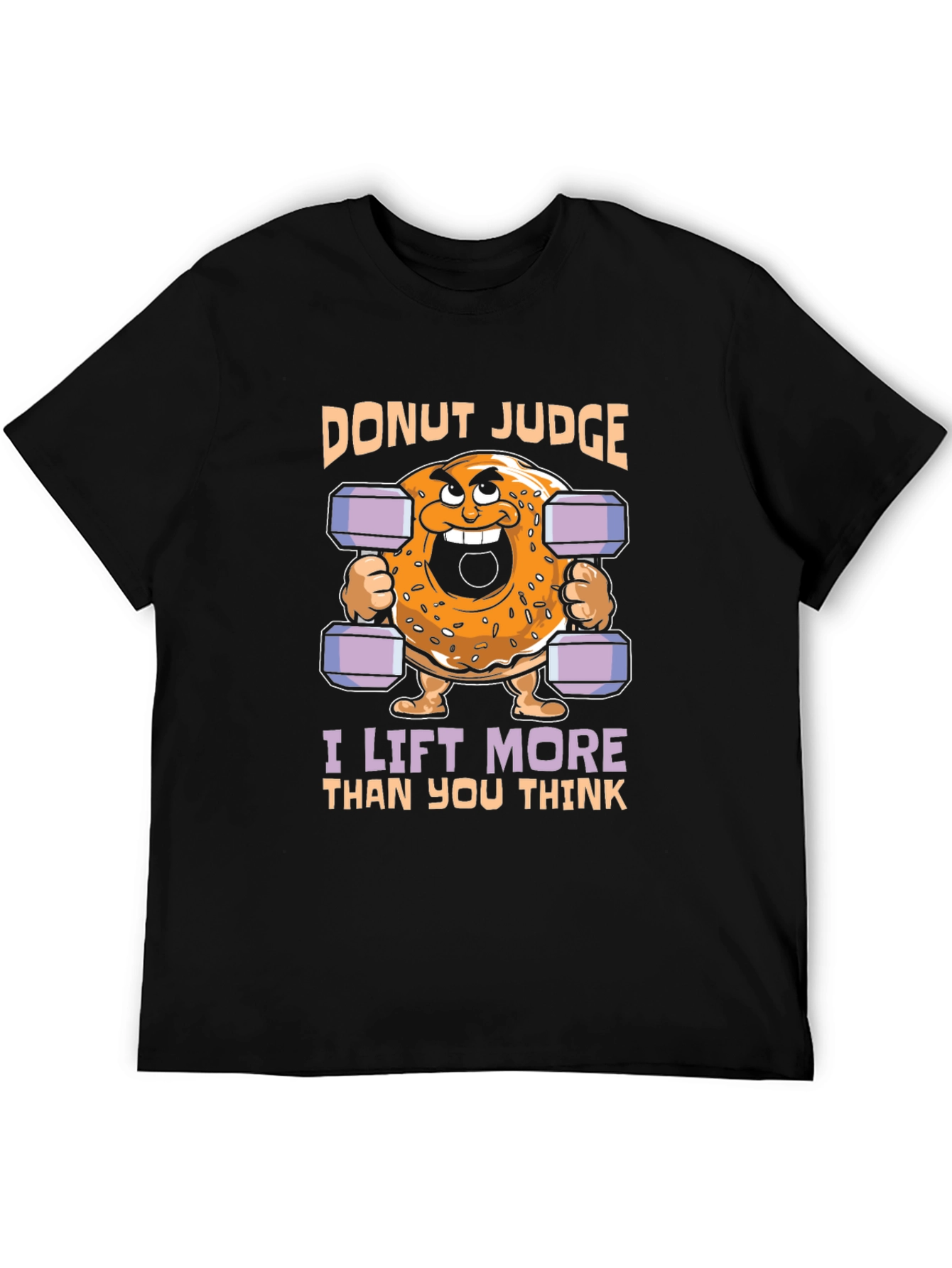 Black Donut Judge T-Shirt view 5