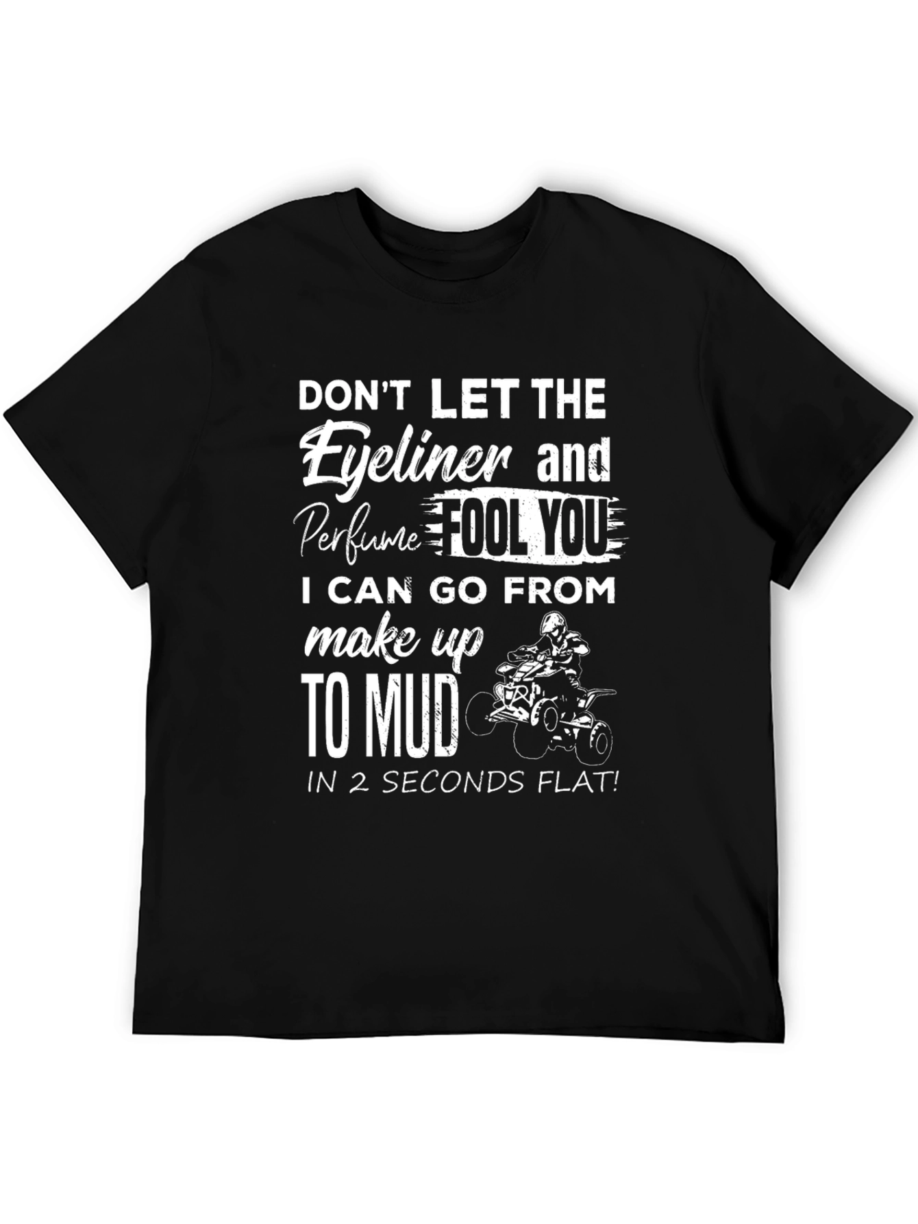 Black Eyeliner & Perfume Mudding T-Shirt view 5