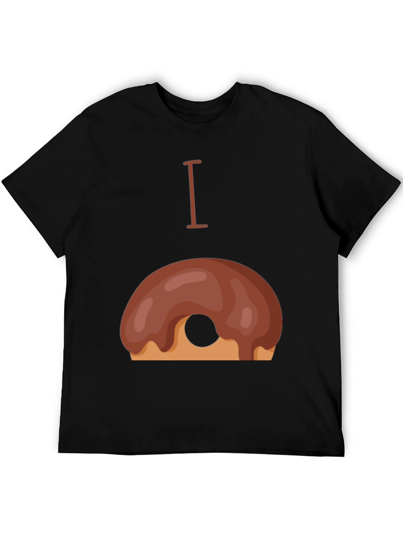 Black I Doughnut T-Shirt view 5