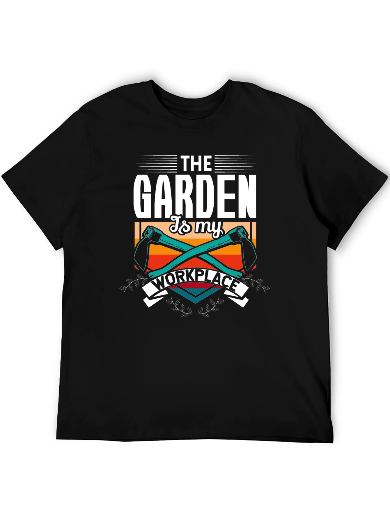 Black Gardening is My Workplace T-Shirt view 5