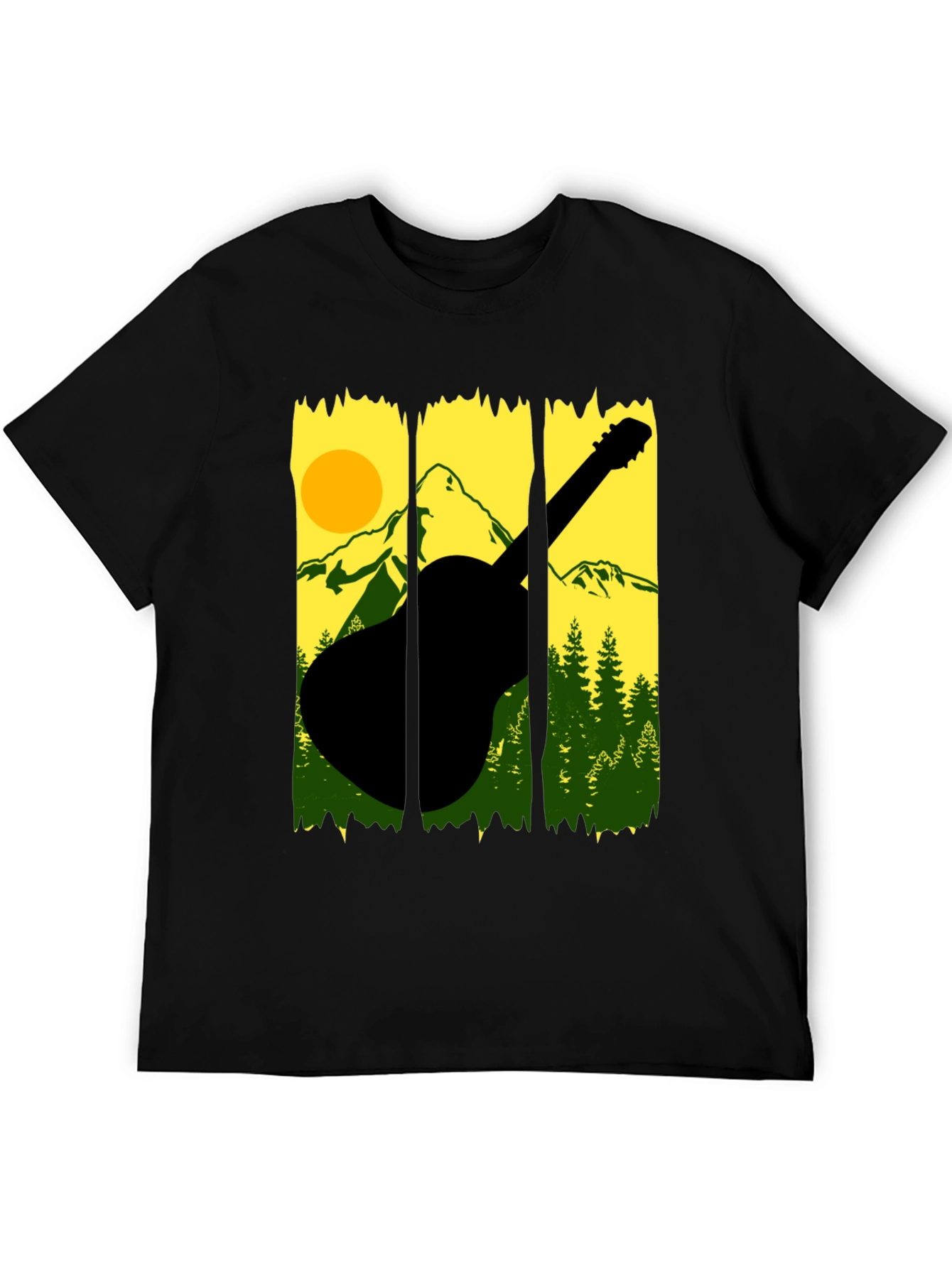 Black Mountain Guitar Graphic Tee view 5
