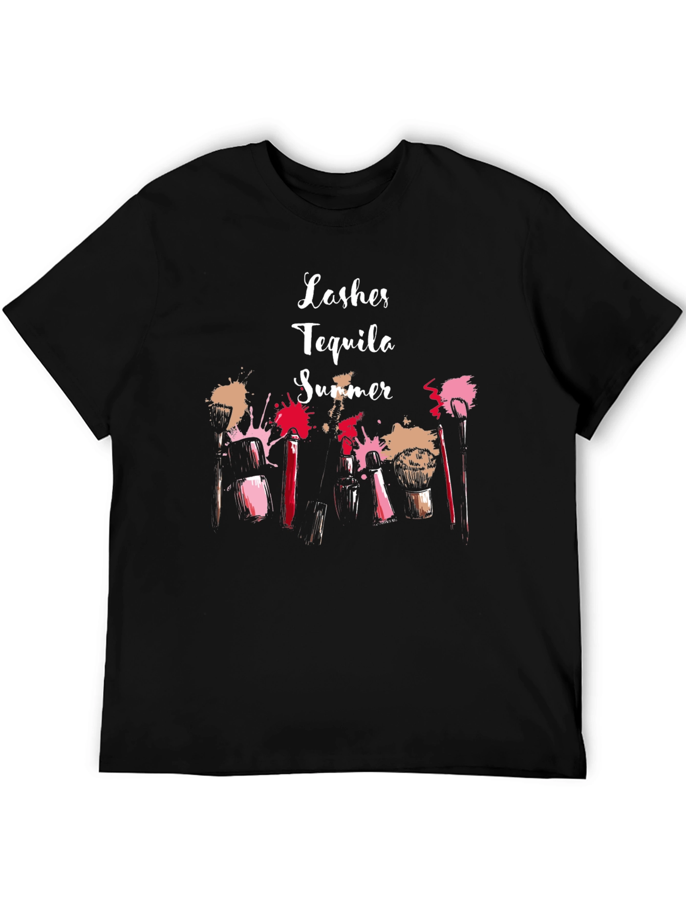 Black Lashes Tequila Summer Graphic Tee - Unisex view 5