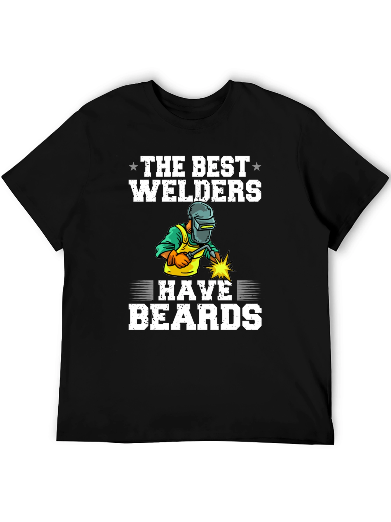 Black Best Welders Have Beards T-Shirt view 5