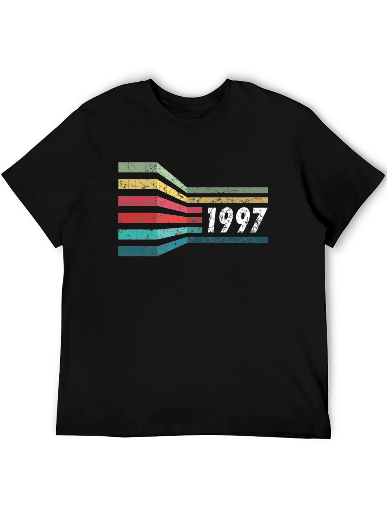 Black Vintage 1997 Retro Style T-Shirt view 5