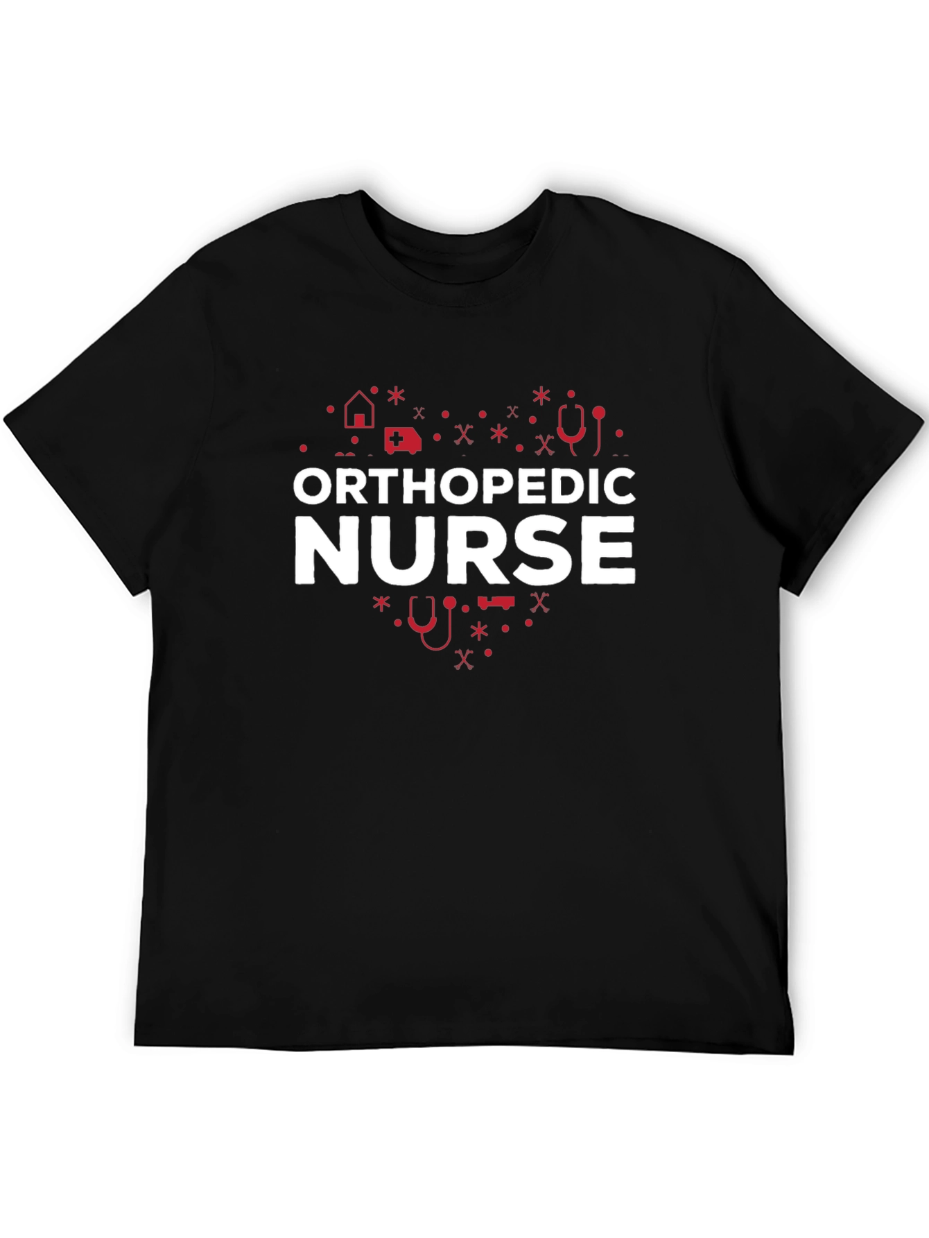 Orthopedic Nurse Heart Graphic T-Shirt - 5