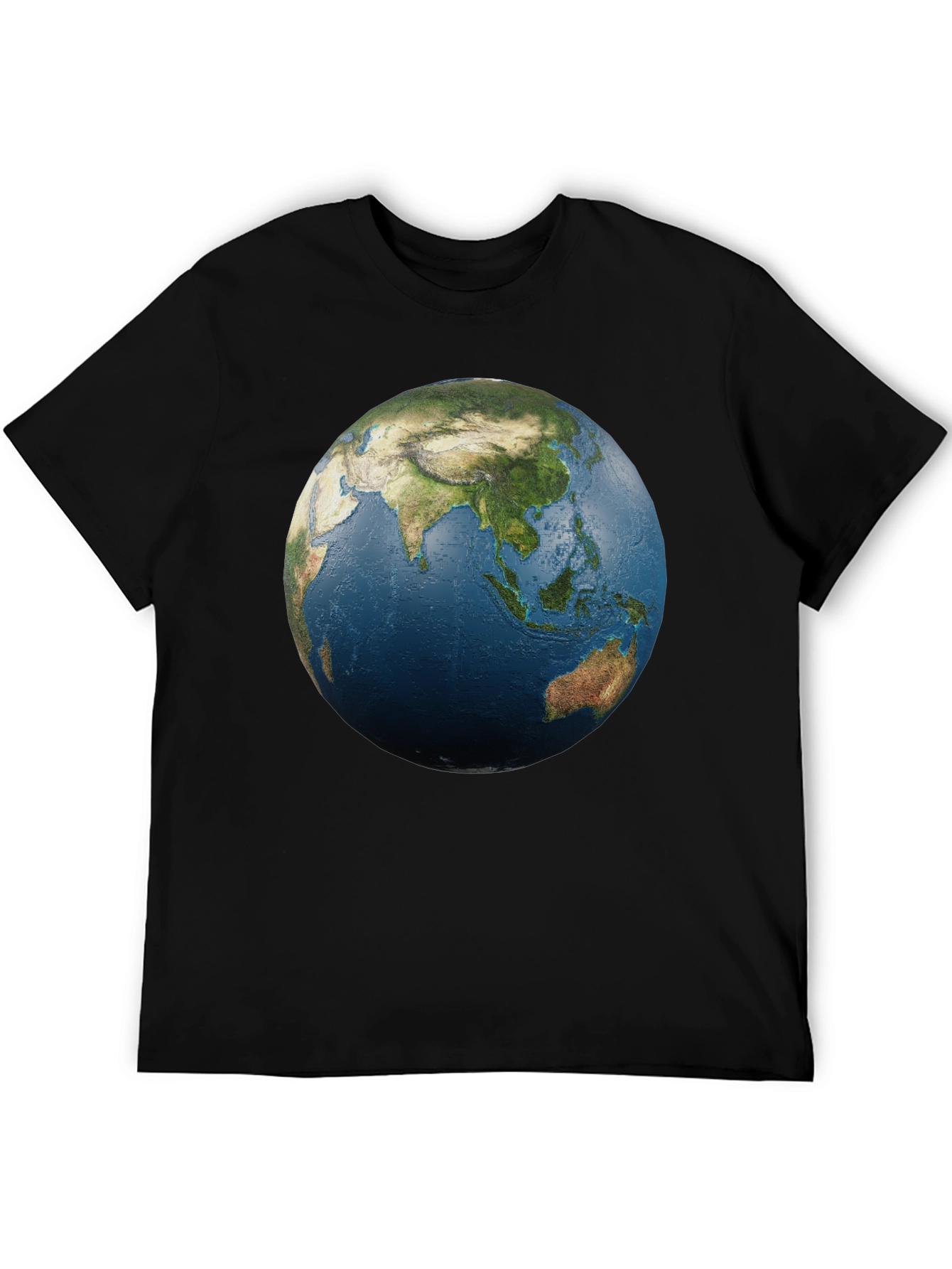 Black Earth Graphic Black T-Shirt view 5