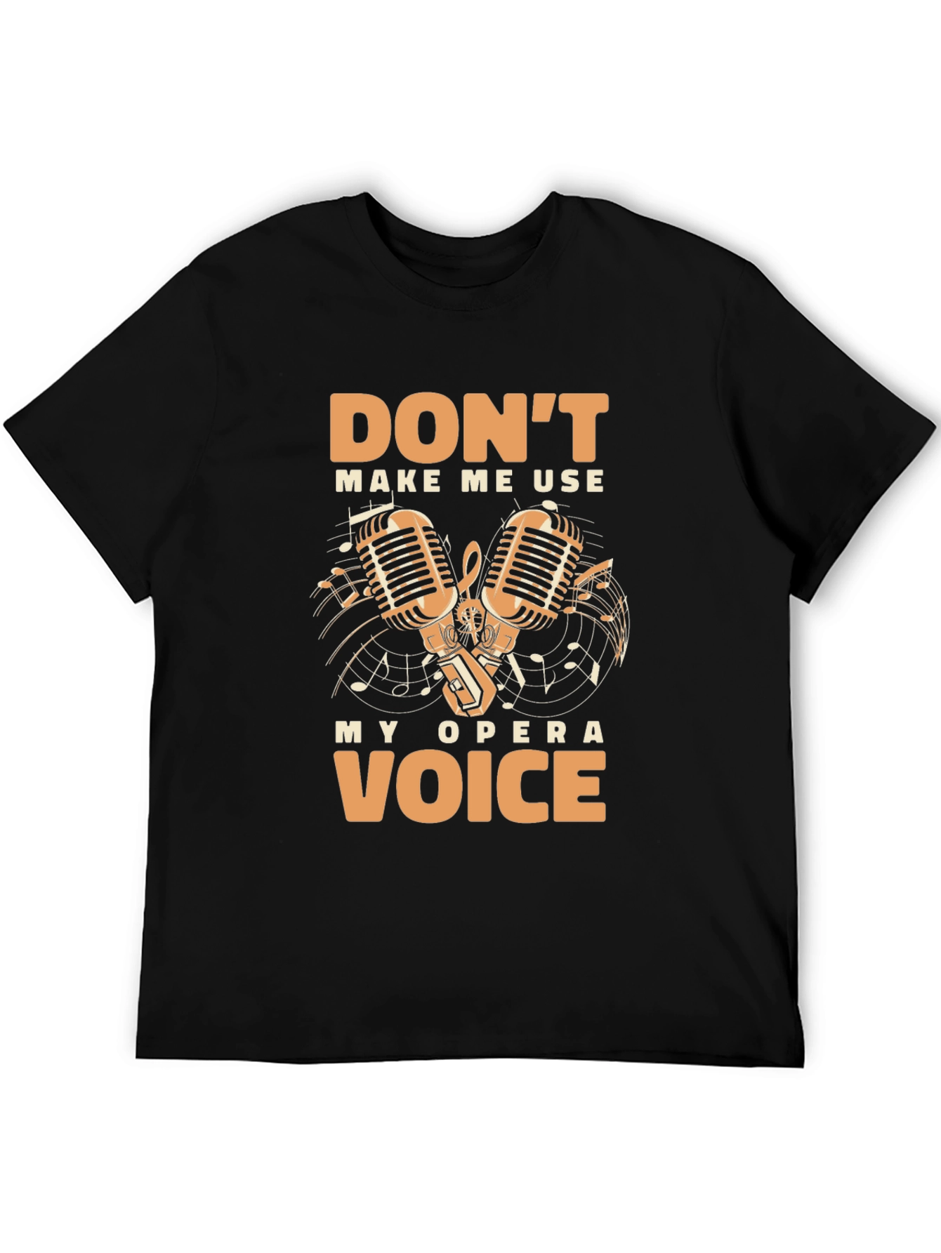 Black Opera Voice Graphic T-Shirt - Funny Music Lover Tee view 5